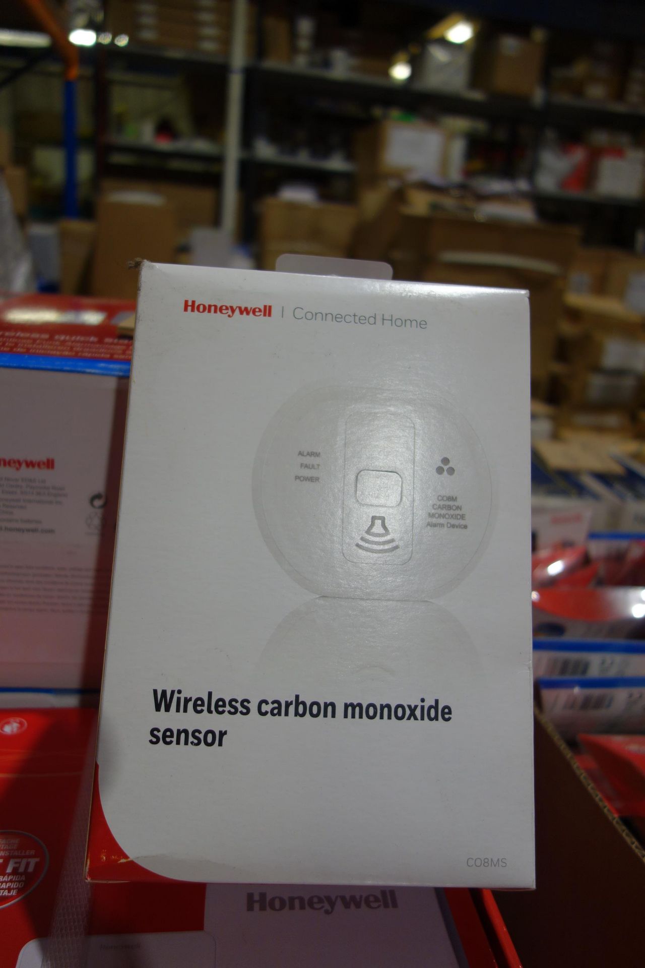 8 x Honeywell C08MS Wireless Carbon Monoxide Alarm