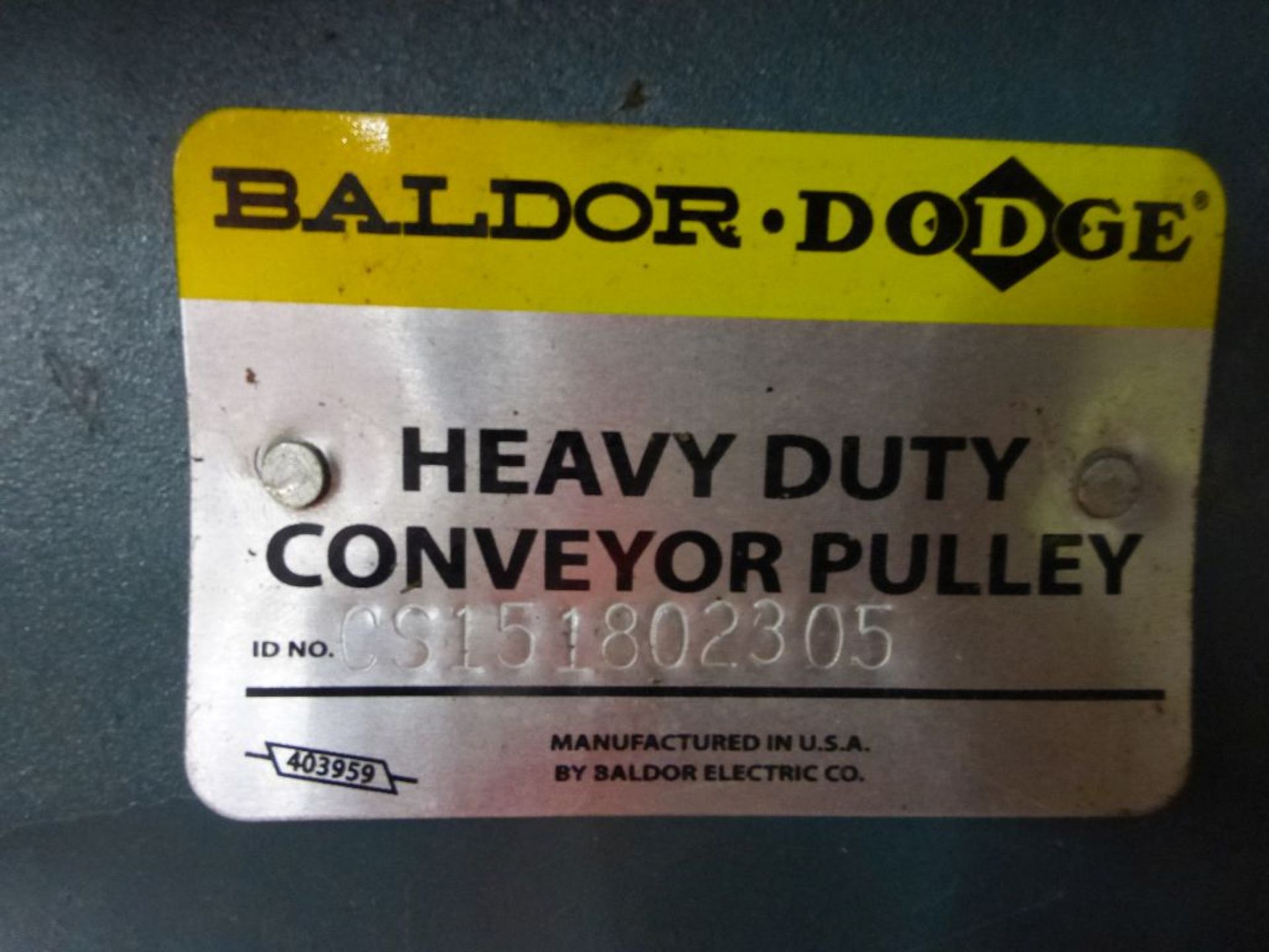 Baldor Dodge Heavy Duty Conveyor Pulley|Part No. CS151802305; 24"D x 51" LG Head - Image 7 of 7