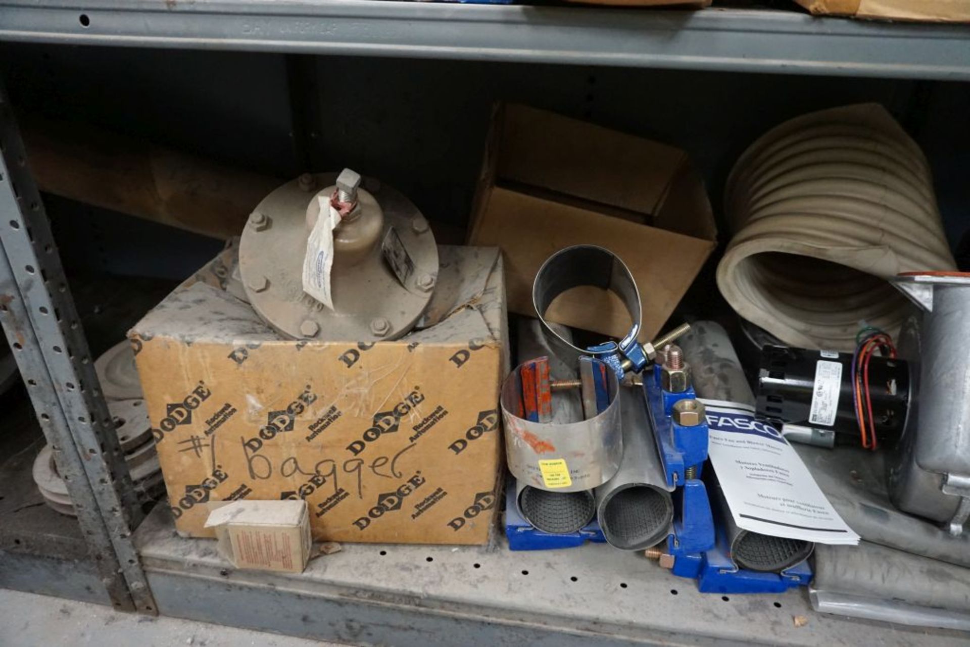 Lot of (3) Shelves w/Contents | Includes:; Cylinders; Heating Element; Lighting - Image 12 of 21