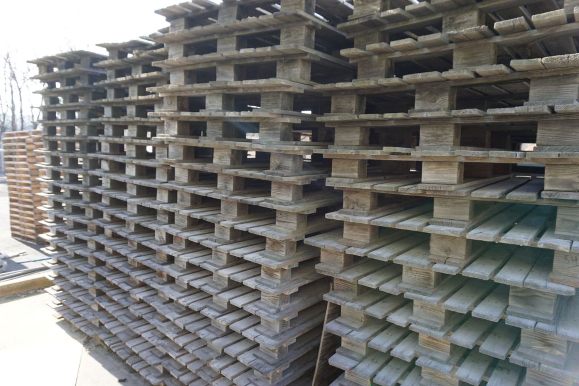 Lot of Approx (272) Pallets | (220) Wooden; (52) Plastic - Image 7 of 11