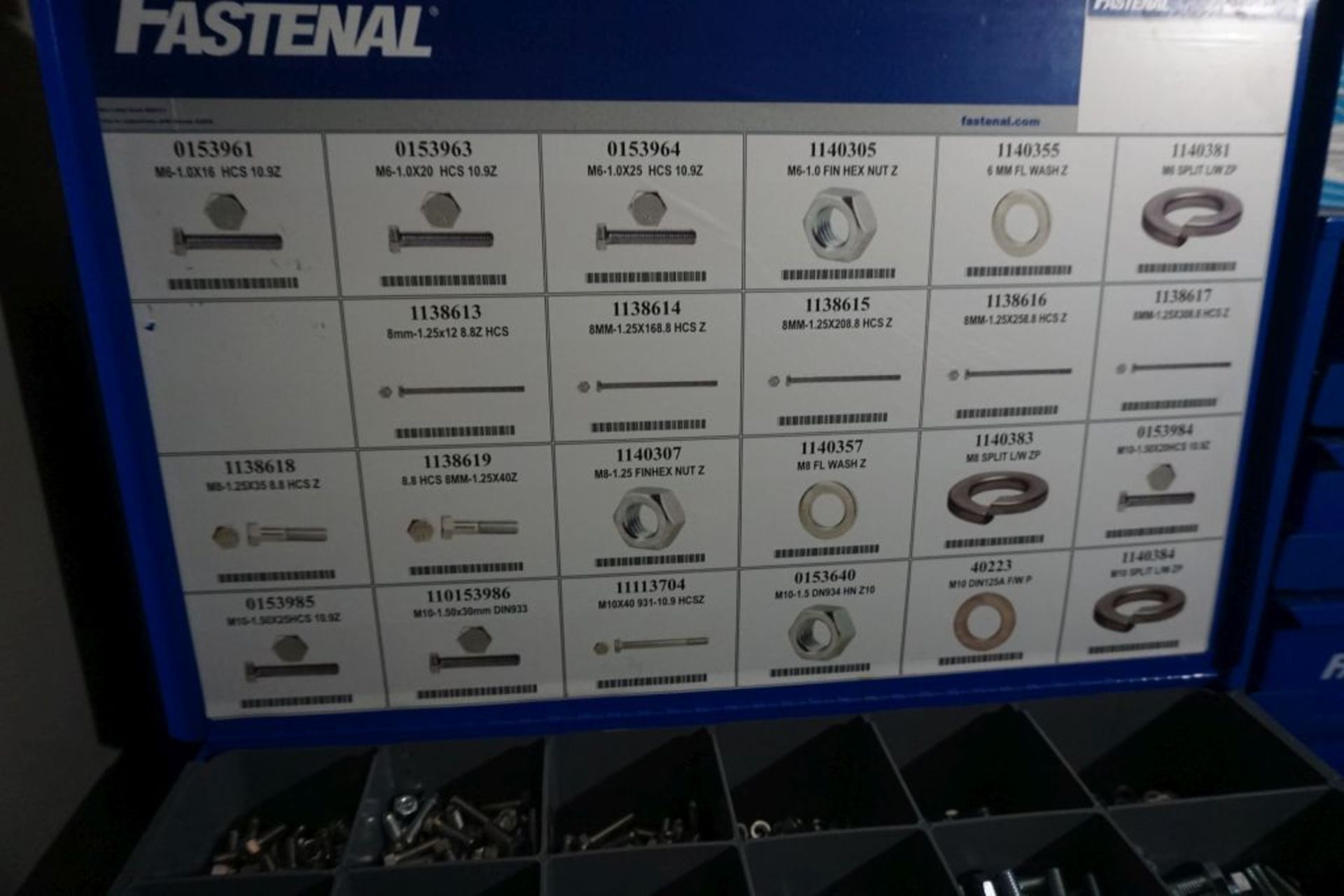 Lot of (5) Fastenal 12-Drawer Hardware Cabinets w/Contents - Image 27 of 27