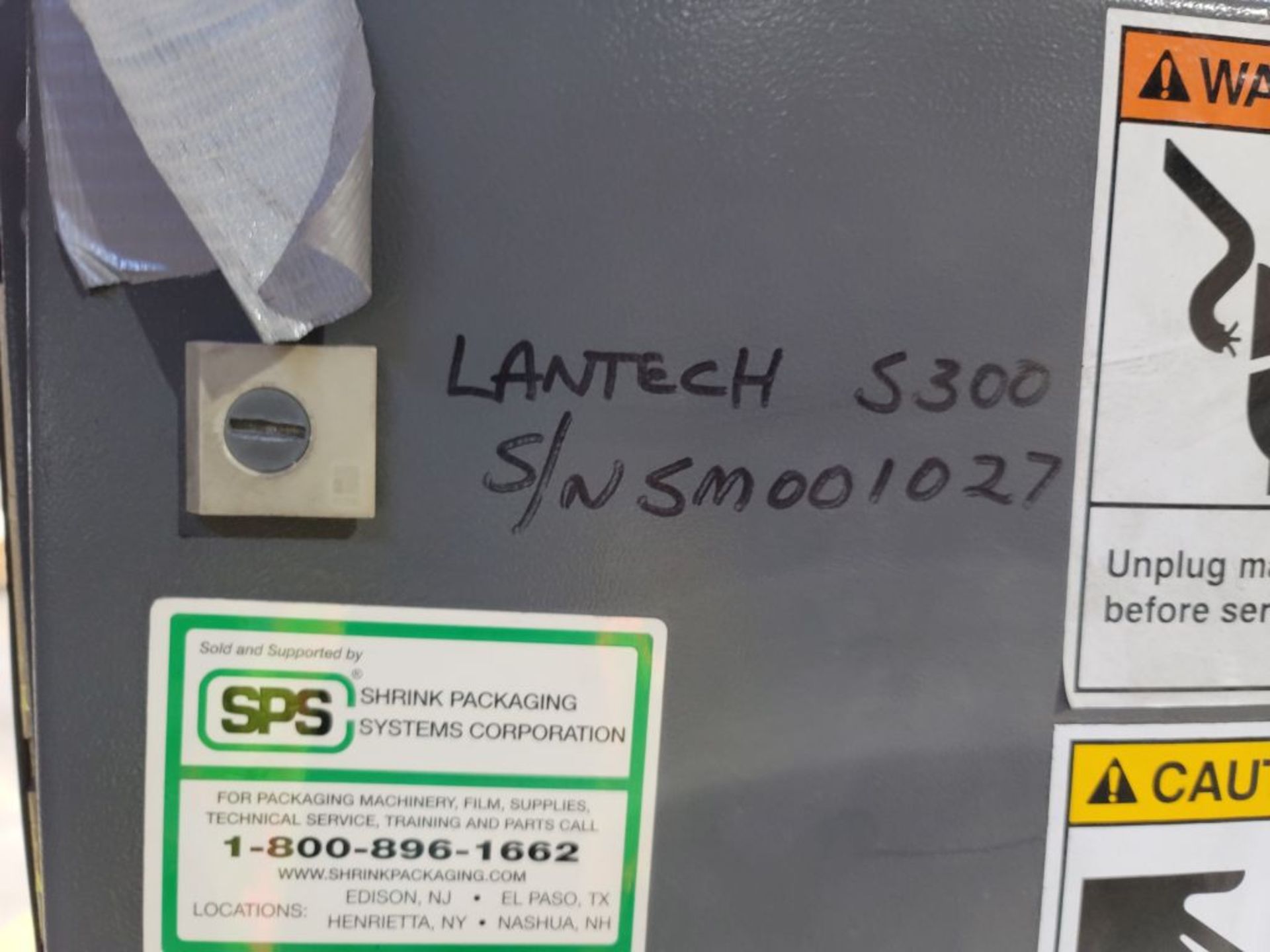 Lantech S-300 Semi-Automatic Straddle Stretch Wrapper -DELAYED REMOVAL: March 26 | Serial No. - Image 7 of 7