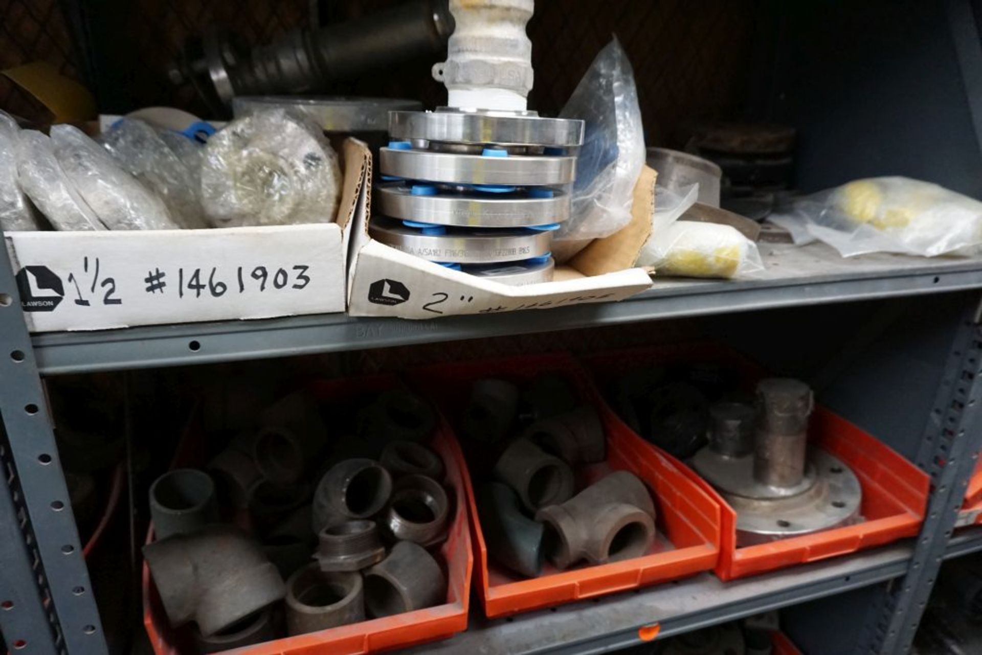 Lot of (6) Shelves w/Contents | Includes:; Conduit; ASCO Valves; Starters; Fuses - Image 9 of 38