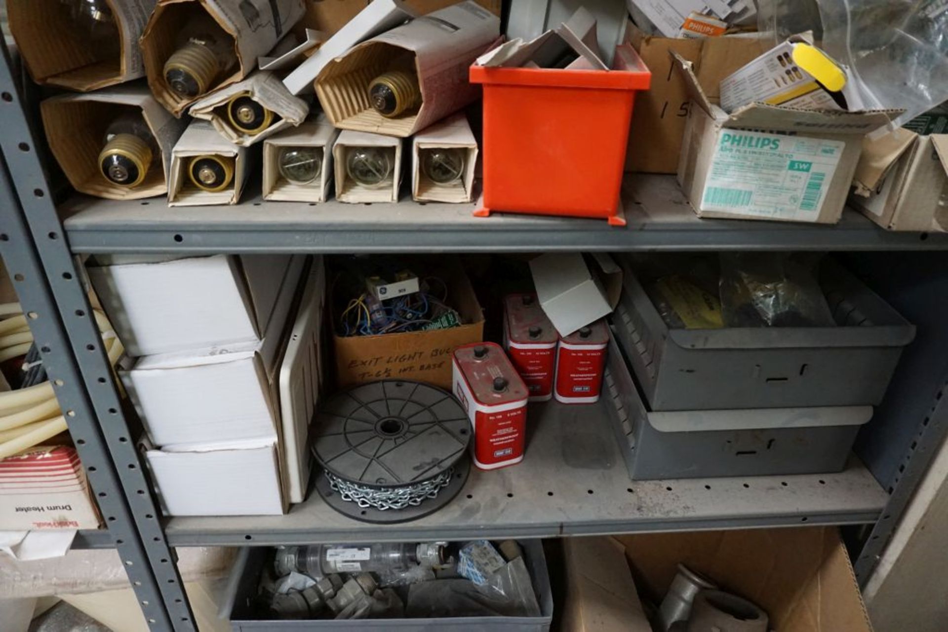 Lot of (3) Shelves w/Contents | Includes:; Cylinders; Heating Element; Lighting - Image 20 of 21