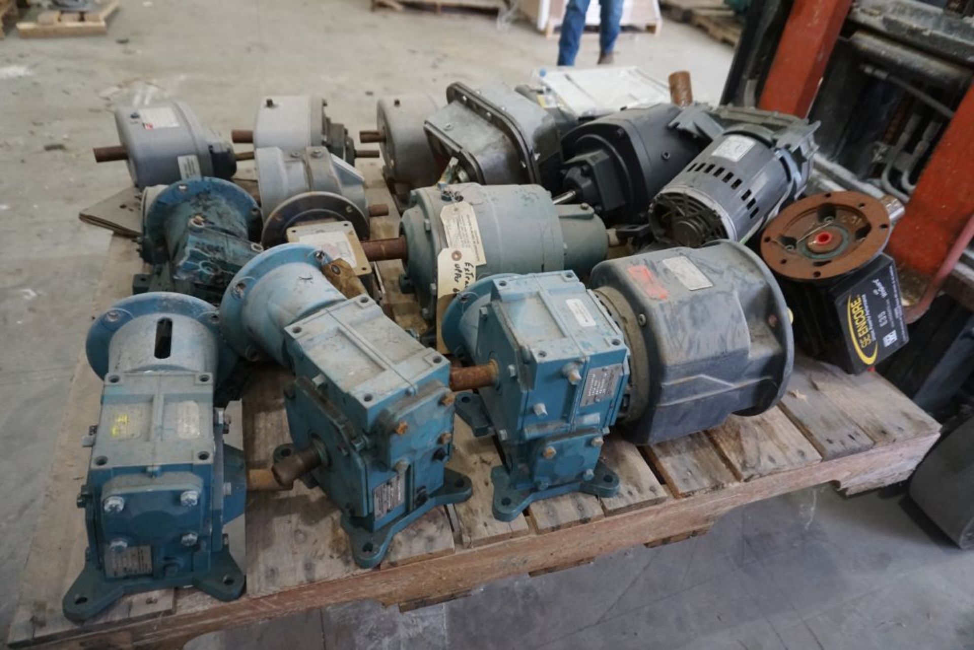 Lot of (18) Assorted Motors/Geardrives | Brands Include:; Dayton; Falk