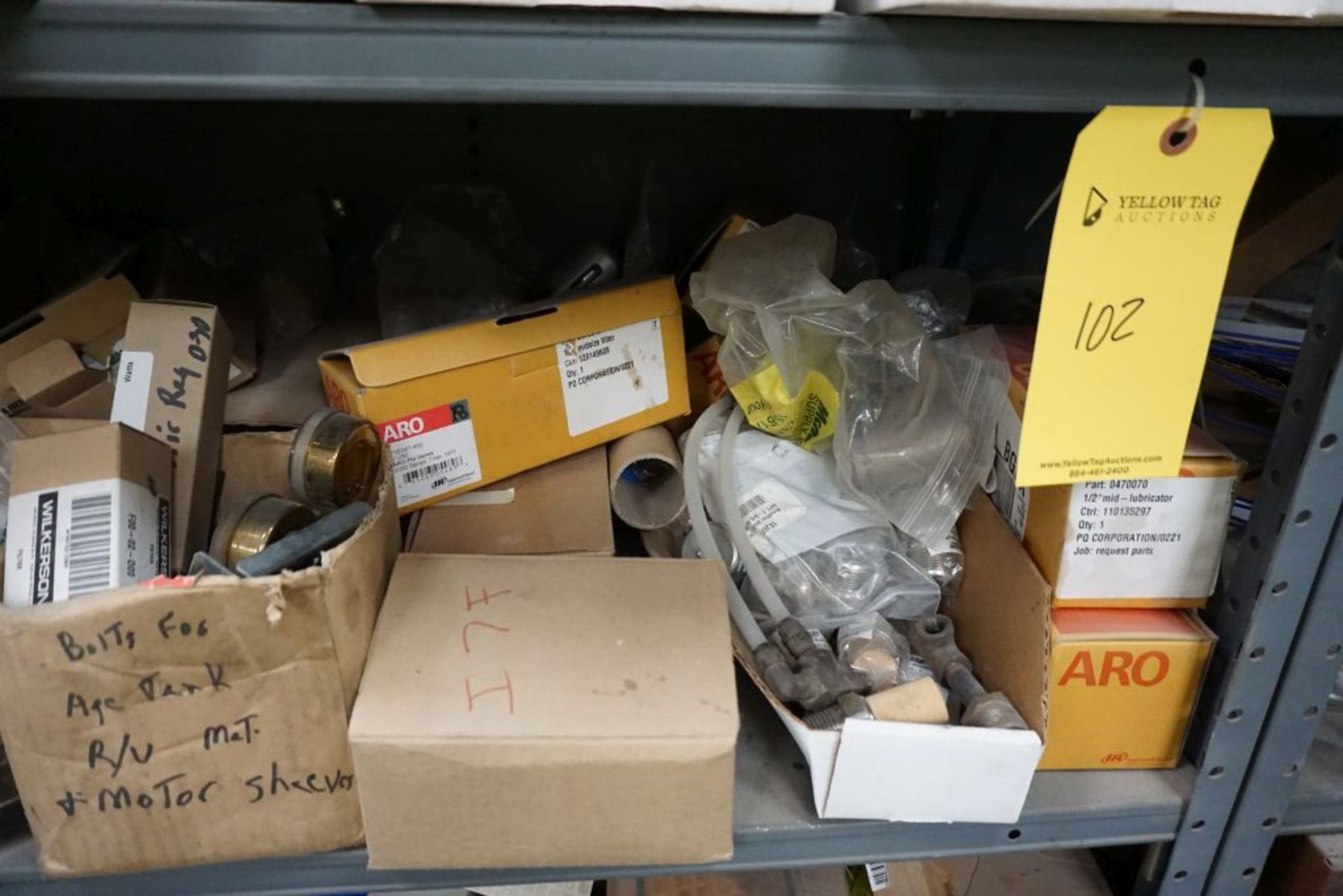 Lot of (3) Shelves w/Contents | Includes:; Cylinders; Heating Element; Lighting - Image 7 of 21