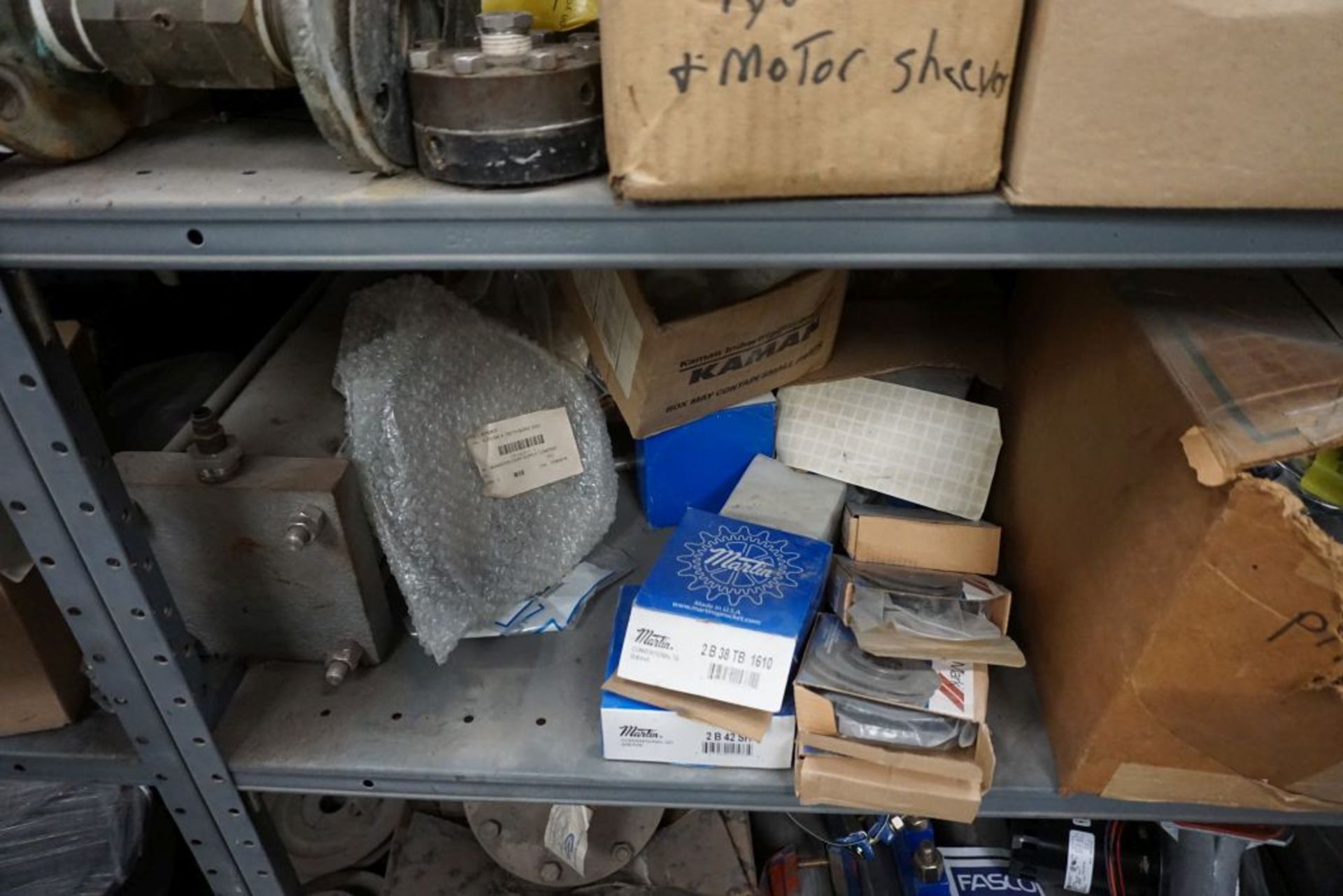 Lot of (3) Shelves w/Contents | Includes:; Cylinders; Heating Element; Lighting - Image 9 of 21