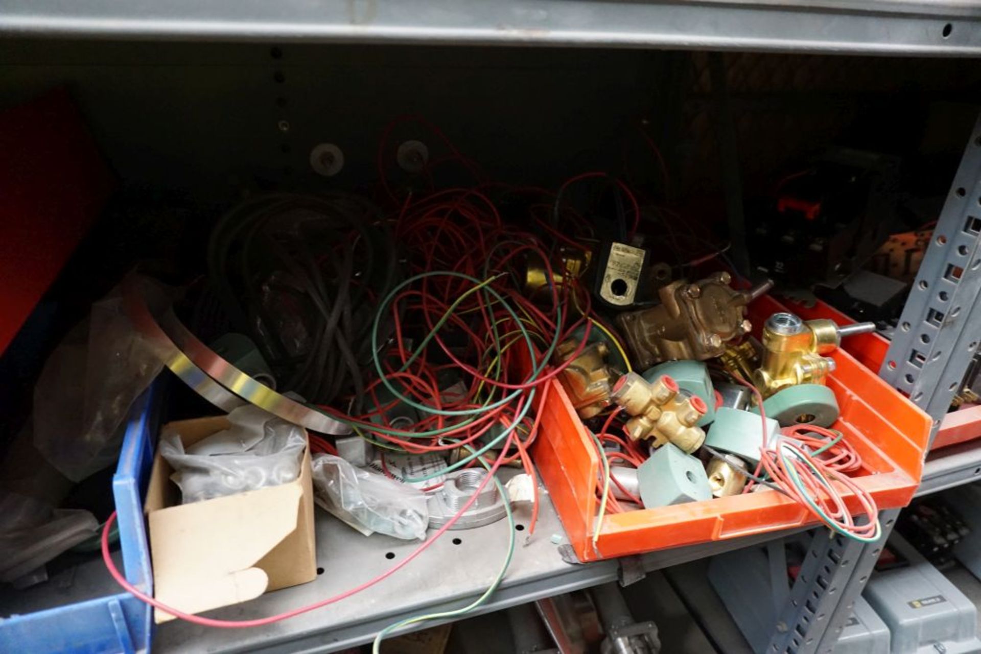 Lot of (6) Shelves w/Contents | Includes:; Conduit; ASCO Valves; Starters; Fuses - Image 16 of 38