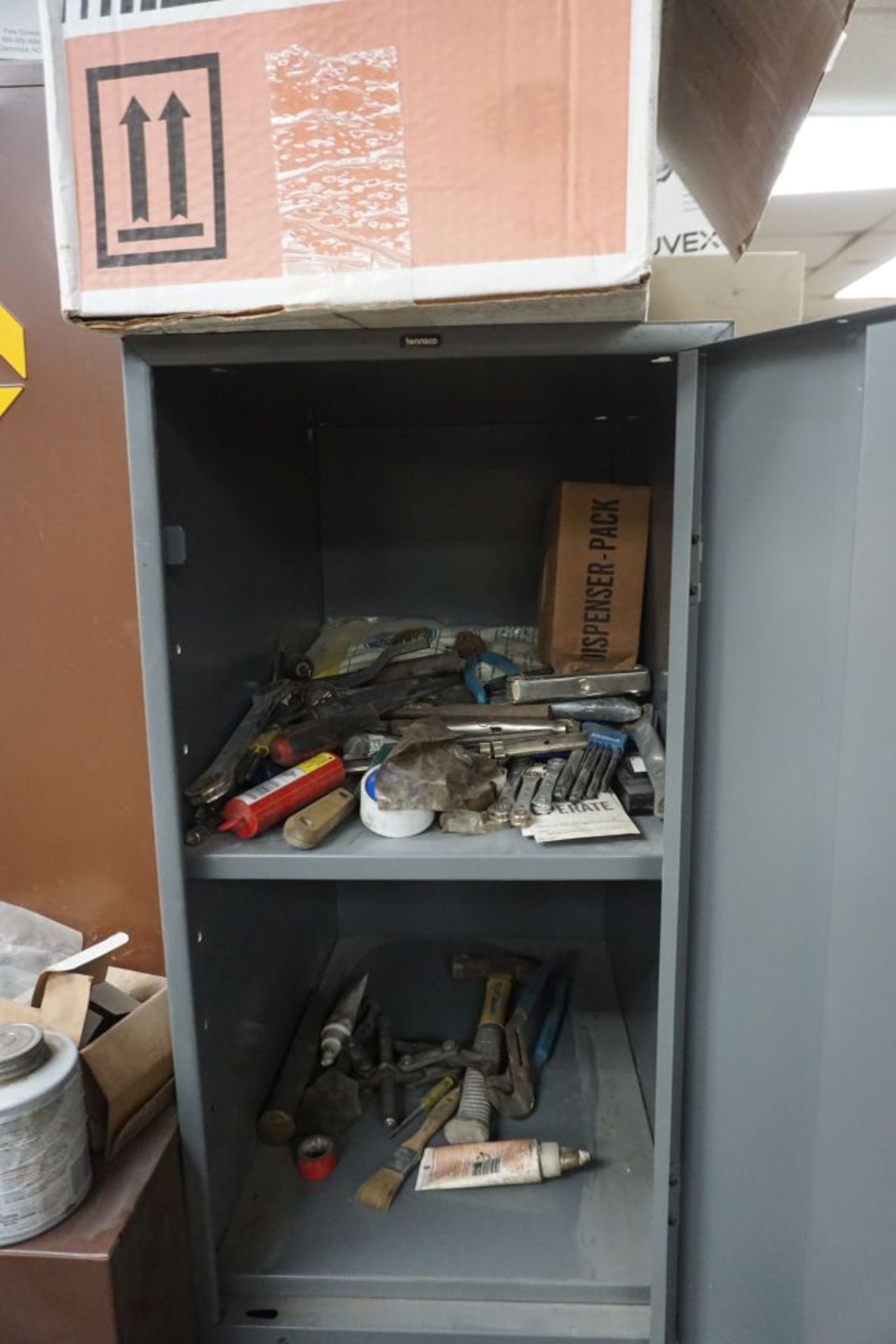 Lot of (2) Tennsco Cabinets w/Contents | 31" x 15" x 24"; Includes:; Tools; Wrenches - Image 2 of 3