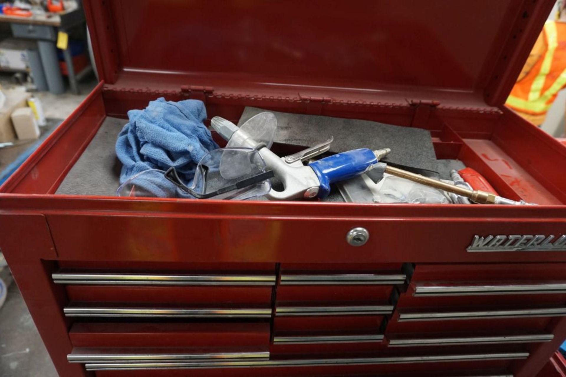 Kennedy Rolling Toolbox w/Waterloo Toolbox and Contents - Image 2 of 15