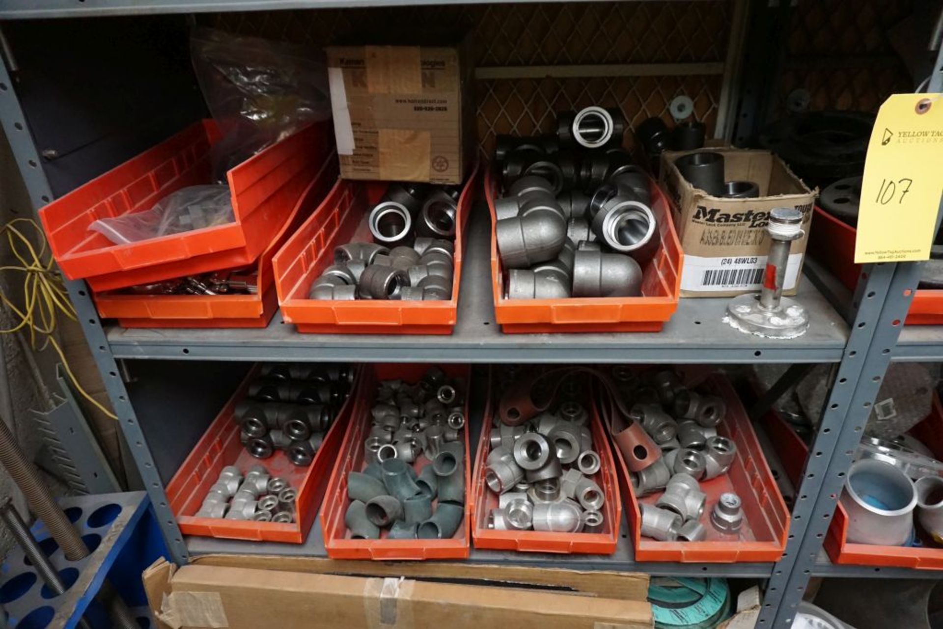 Lot of (6) Shelves w/Contents | Includes:; Conduit; ASCO Valves; Starters; Fuses - Image 3 of 38