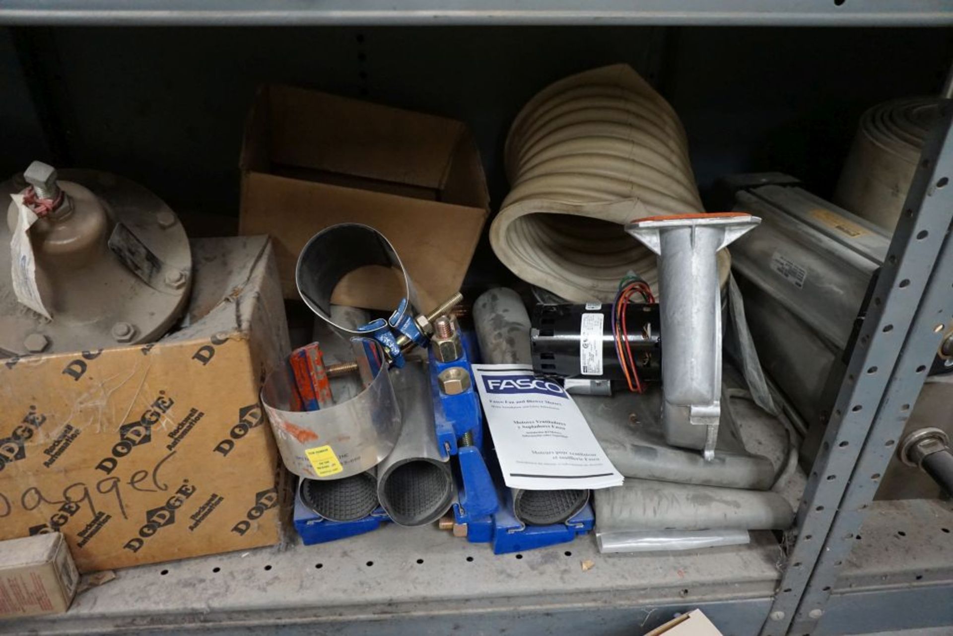 Lot of (3) Shelves w/Contents | Includes:; Cylinders; Heating Element; Lighting - Image 11 of 21