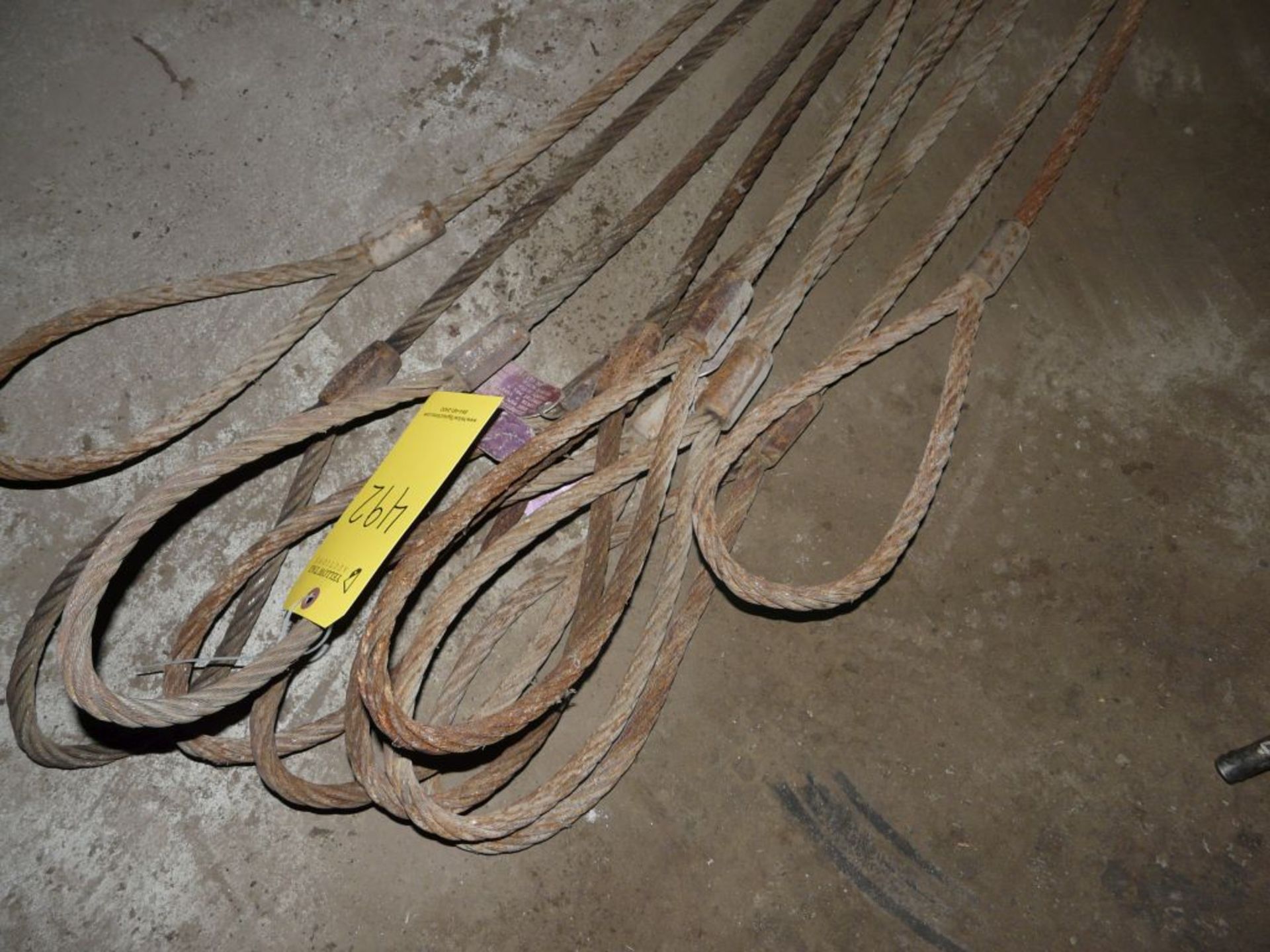 Lot of Wire Rope Slings | Lot Loading Fee: $10.00 - Image 2 of 3