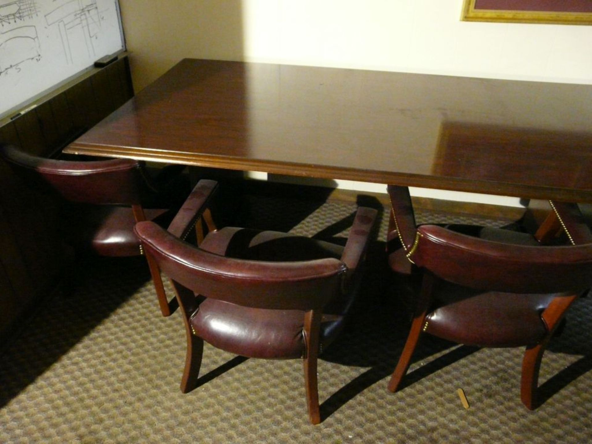 Lot of Office Contents | (1) Table - 84"W x 42"L x 30"T; (6) Chairs; (1) Sunquest Pro 16S Tanning - Image 8 of 8