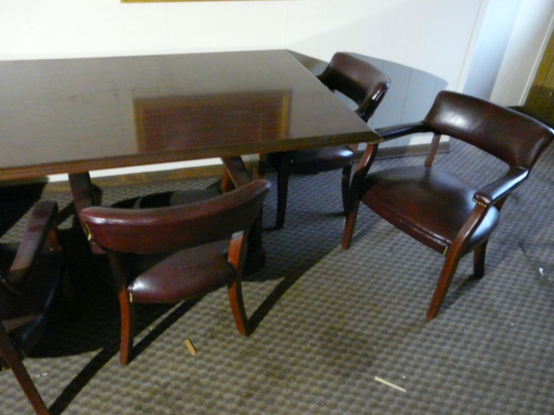 Lot of Office Contents | (1) Table - 84"W x 42"L x 30"T; (6) Chairs; (1) Sunquest Pro 16S Tanning - Image 7 of 8