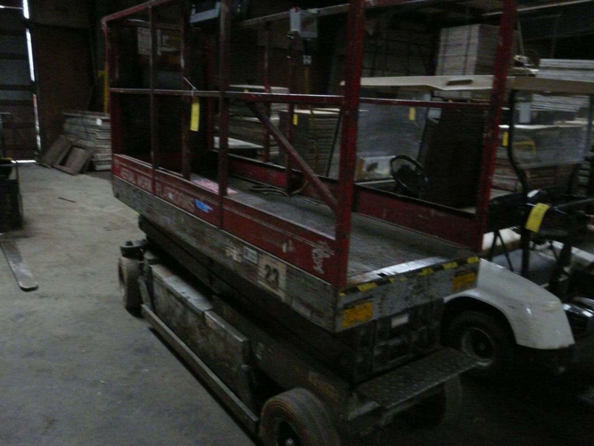 MEC Scissor Lift | Model No. 2034; 24V; 20' Max Height; 750 lb Capacity; Lot Loading Fee: $10.00