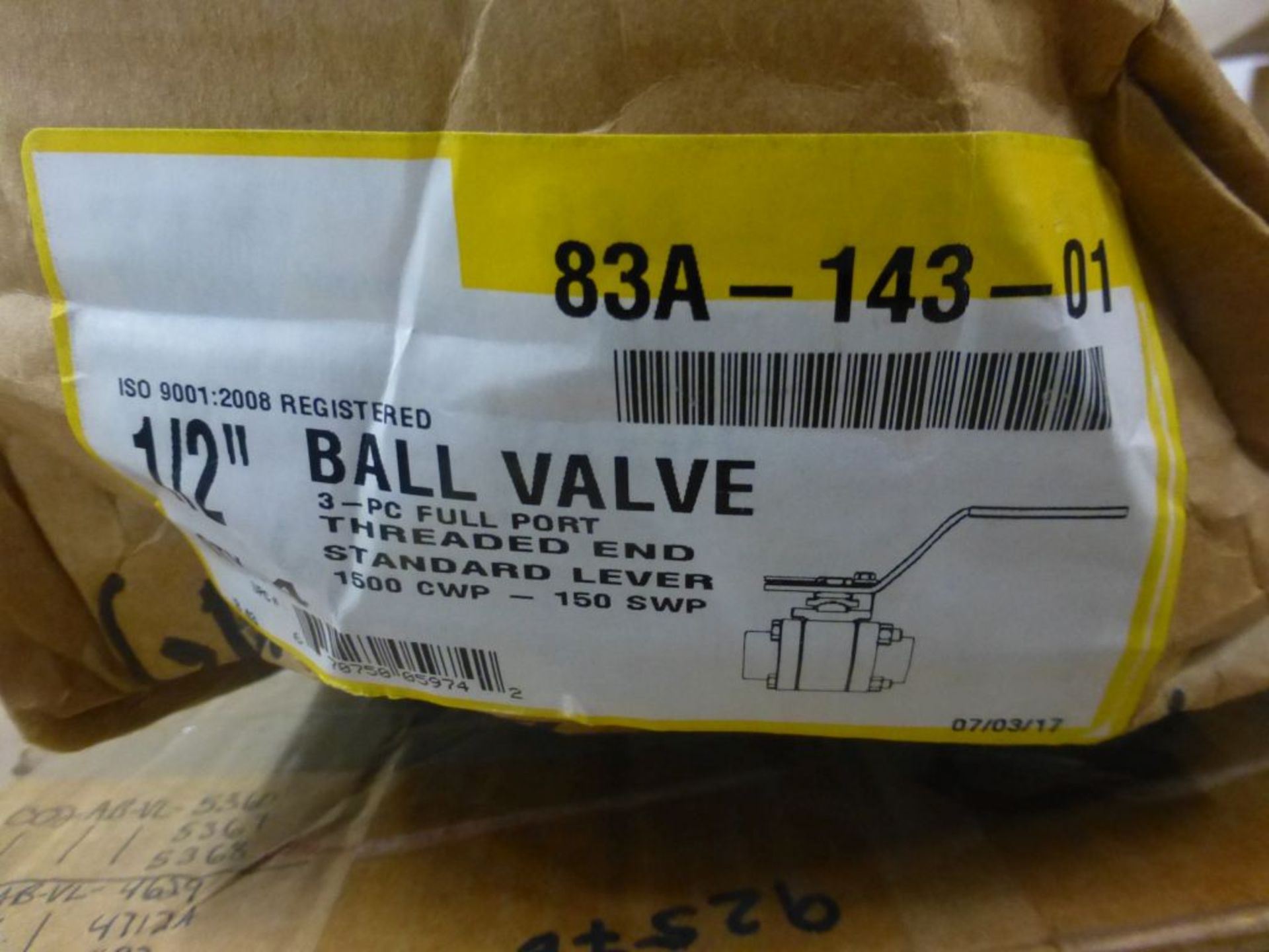 Lot of (20) Assorted Apollo Valves | (1) Top Entry Valve Part No. SS-DM3-24A, Size: 1/2"; (4) Ball - Image 2 of 15