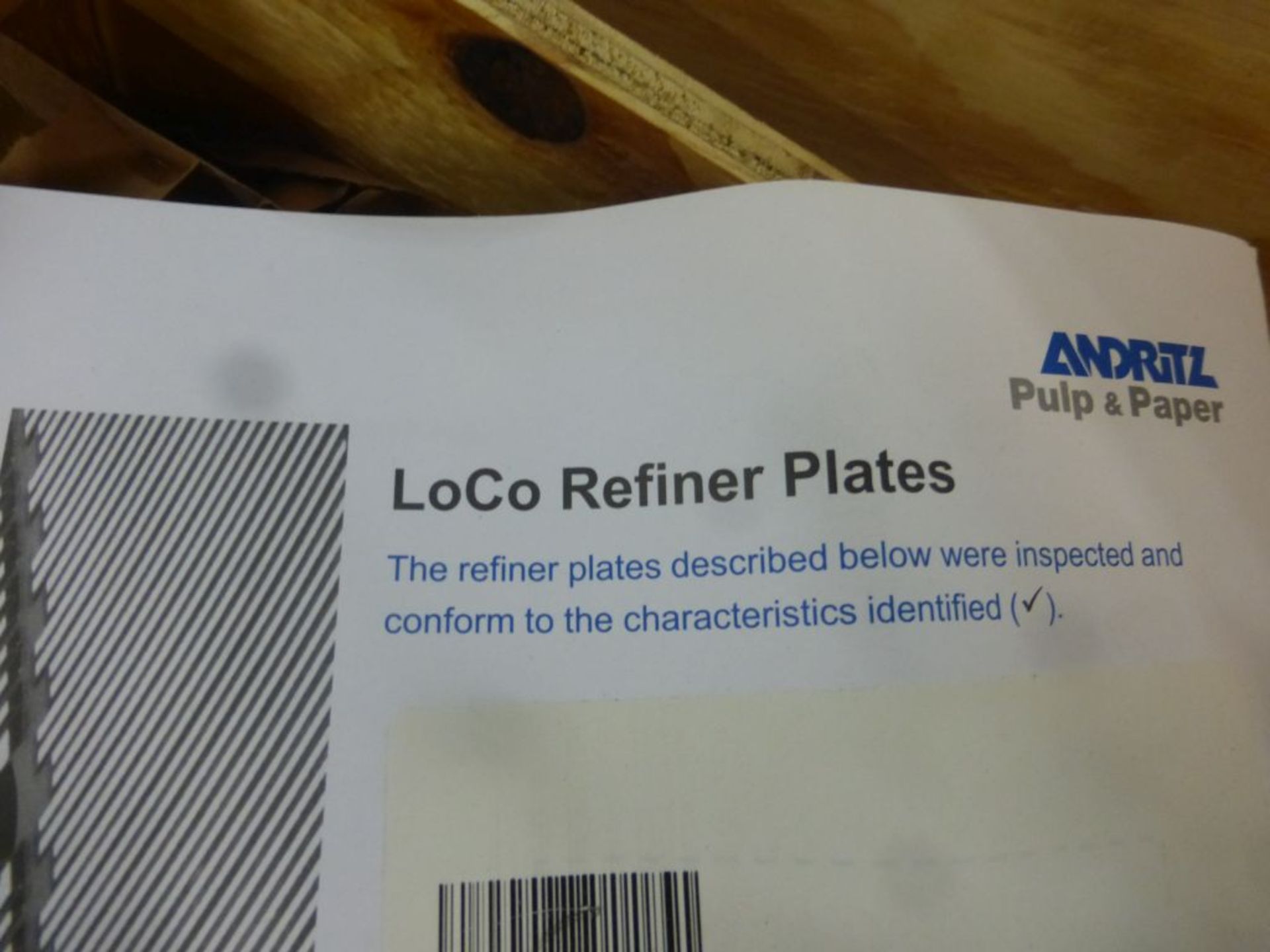 Lot of (2) Sets of Andritz Refiner Plates | Part No. 300177999 - Image 9 of 11