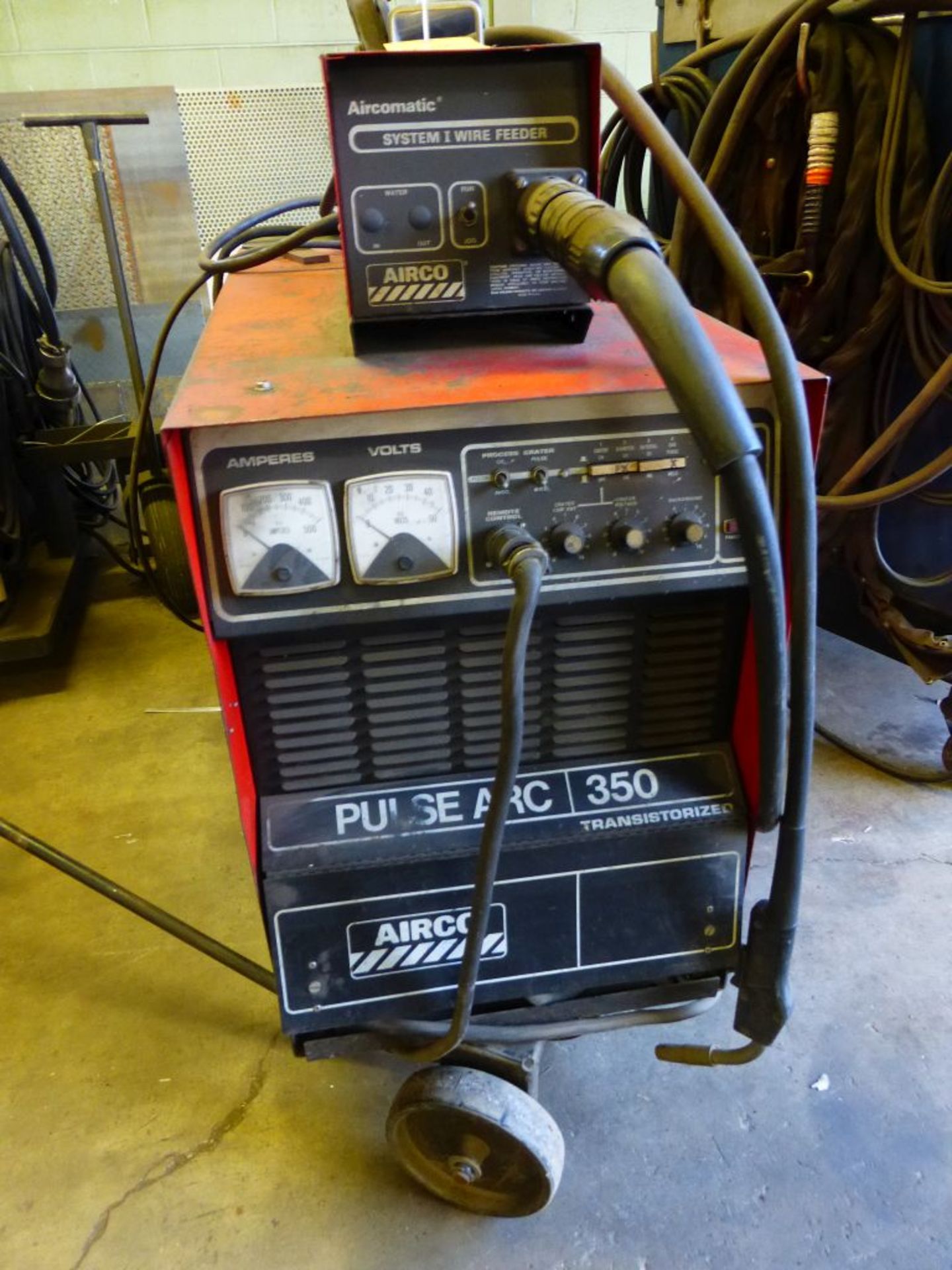 Airco Welder with w/Wire Feeder | (1) Airco Pulse Arc 350 Welder; Airco System I Wire Feeder - Image 3 of 6