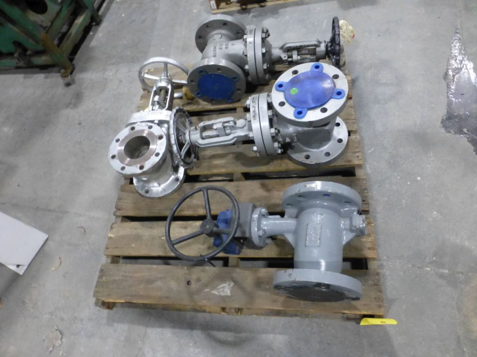 Lot of (4) Assorted Gate Valves