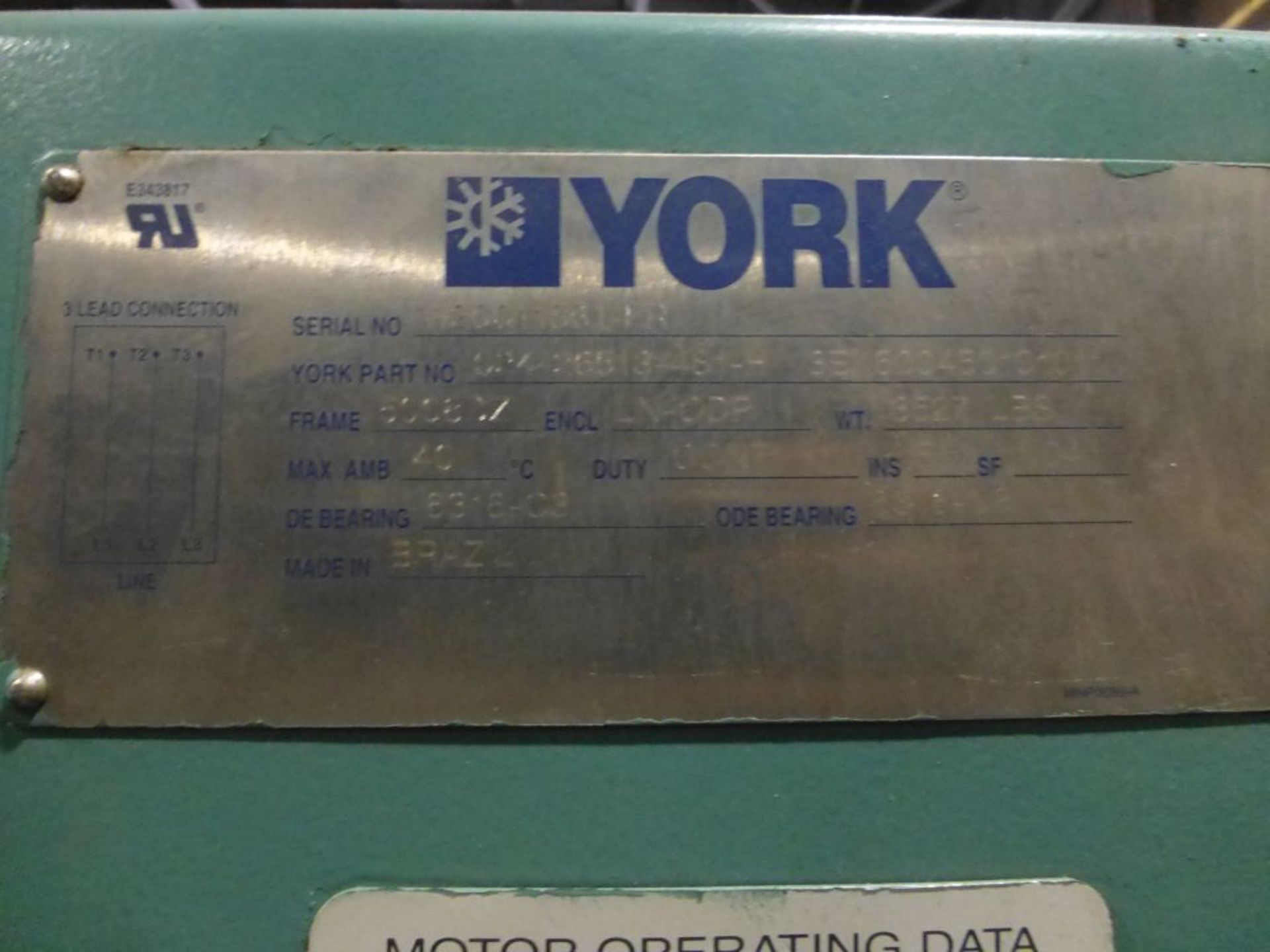York by Johnson Controls Max E Centrifugal Chiller | Unit Model No. YKE4QQ7-CPG; 550 Ton; Mfg: 2013; - Image 19 of 24