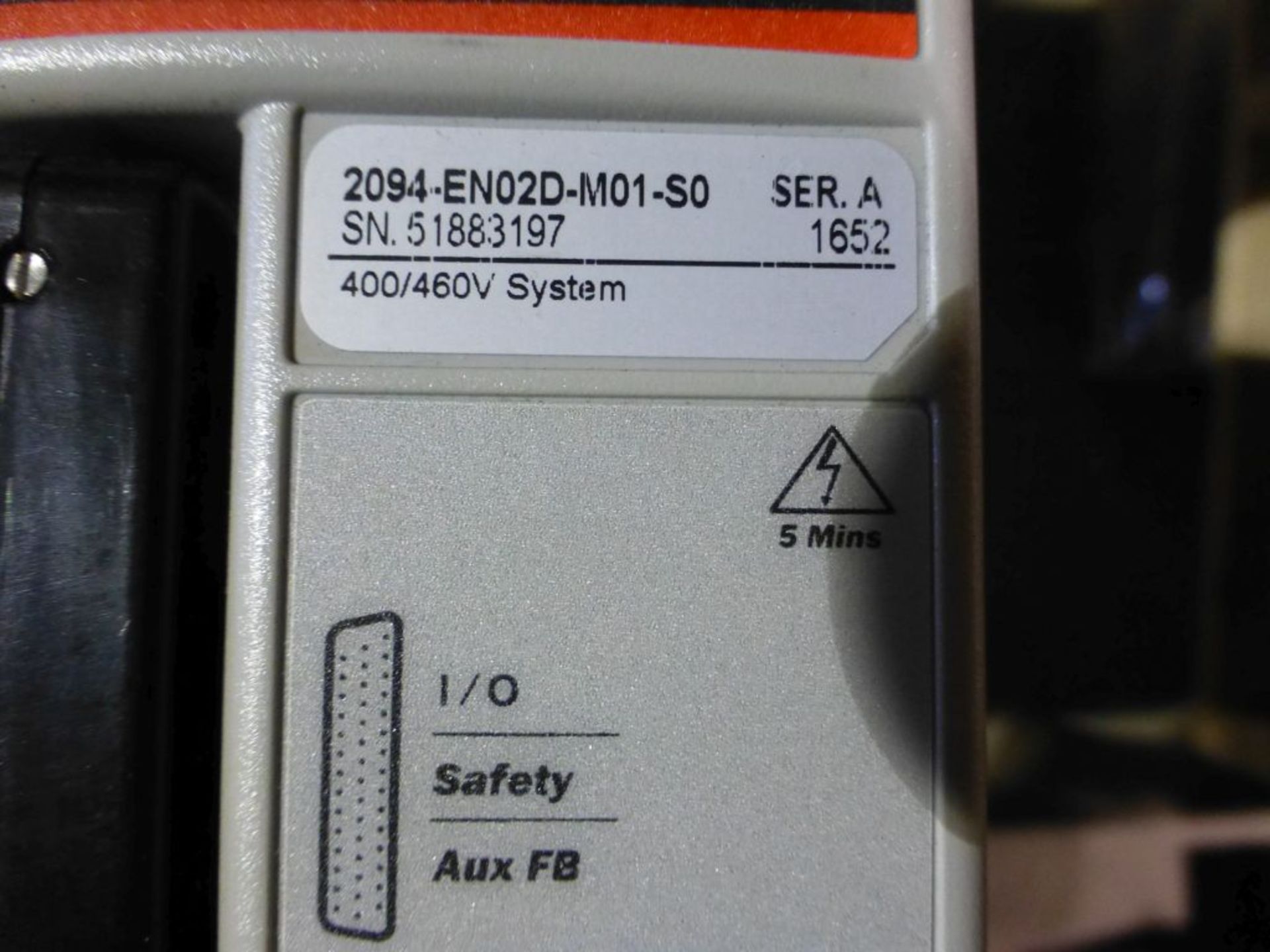 Allen Bradley Kinetix 6500 Safe Off Power Supply Servo Drive | Cat No. 2094-EN02D-M01-50; 460V - Image 6 of 6