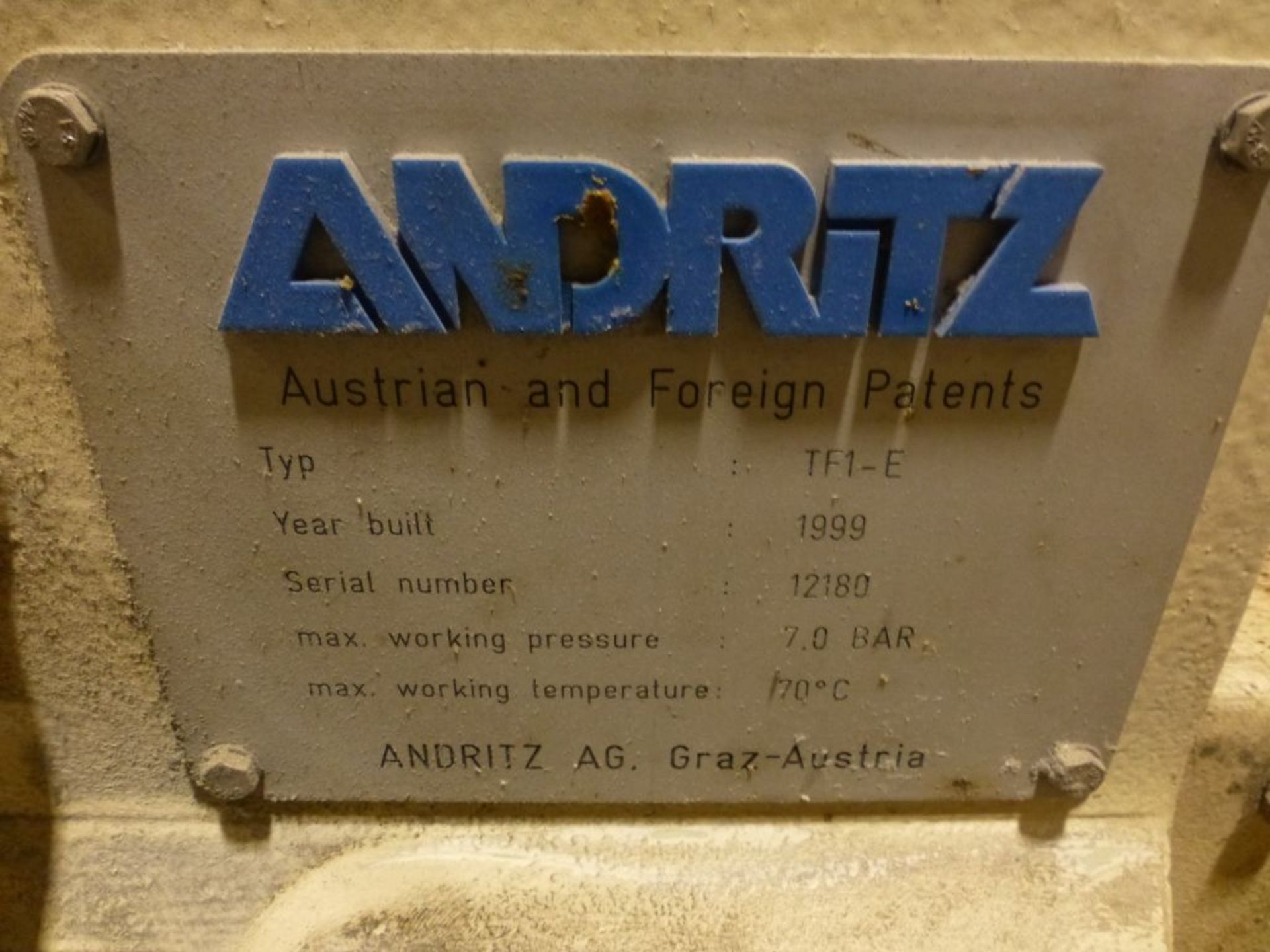 Andritz TF1-E Refiner | 20" - 24"; S/N: 12180; Mfg: 1999; Rebuilt: 2016 - Image 13 of 18