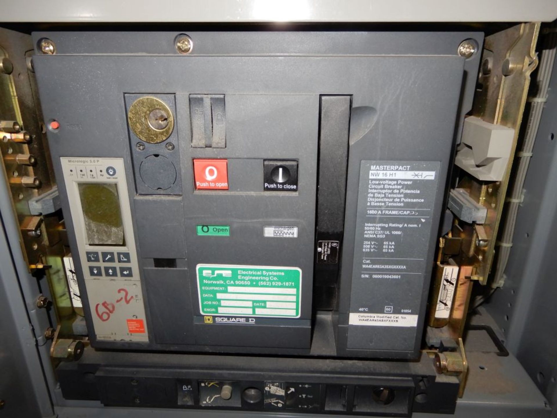Square D Power Zone 4 Low Voltage Switchgear | Includes:; Square D Power Logic Circuit Monitor; ( - Image 47 of 48
