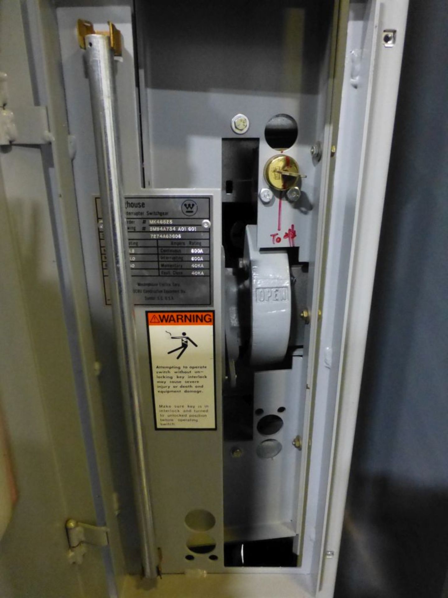 Westinghouse Load Interuppter Switch | 600A; 5 KV - Image 6 of 7