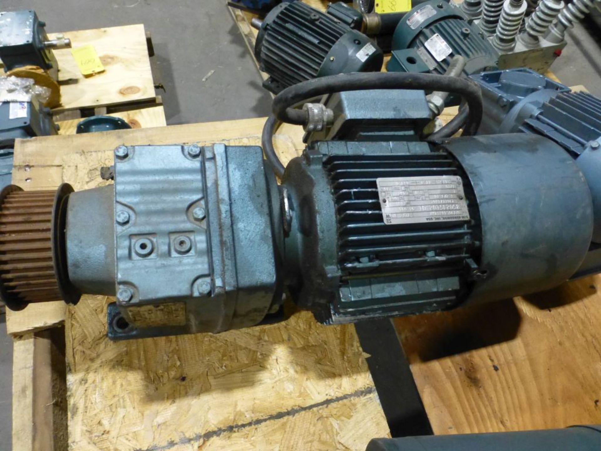 Lot of Assorted Motors w/Brakes | Brands Include:; Reliance; Sew-Eurodrive; New, Unused Spares - Image 8 of 9