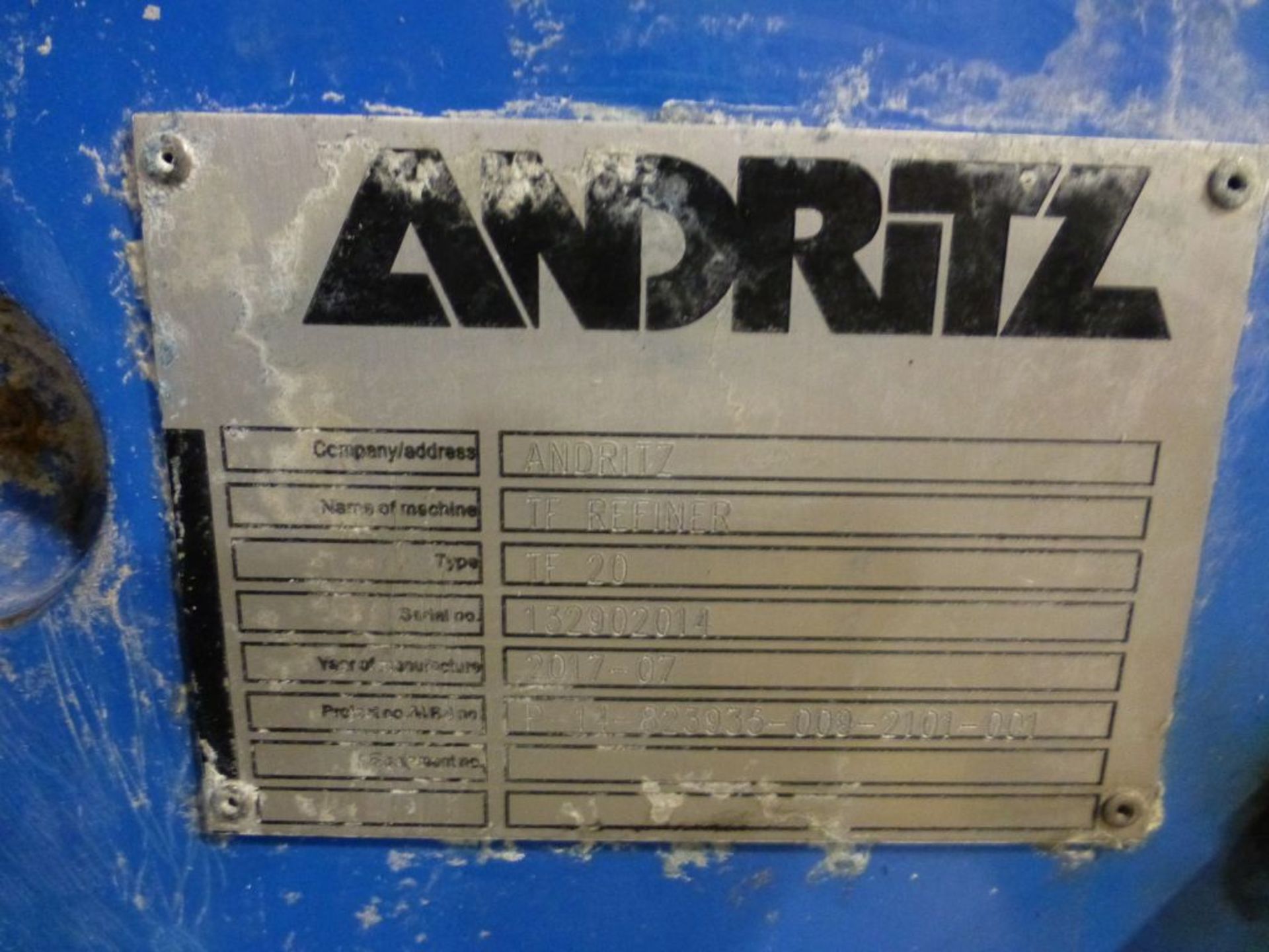 Amdritz TF Refiner | Type: TF 20; Mfg: 2017 - Image 11 of 16