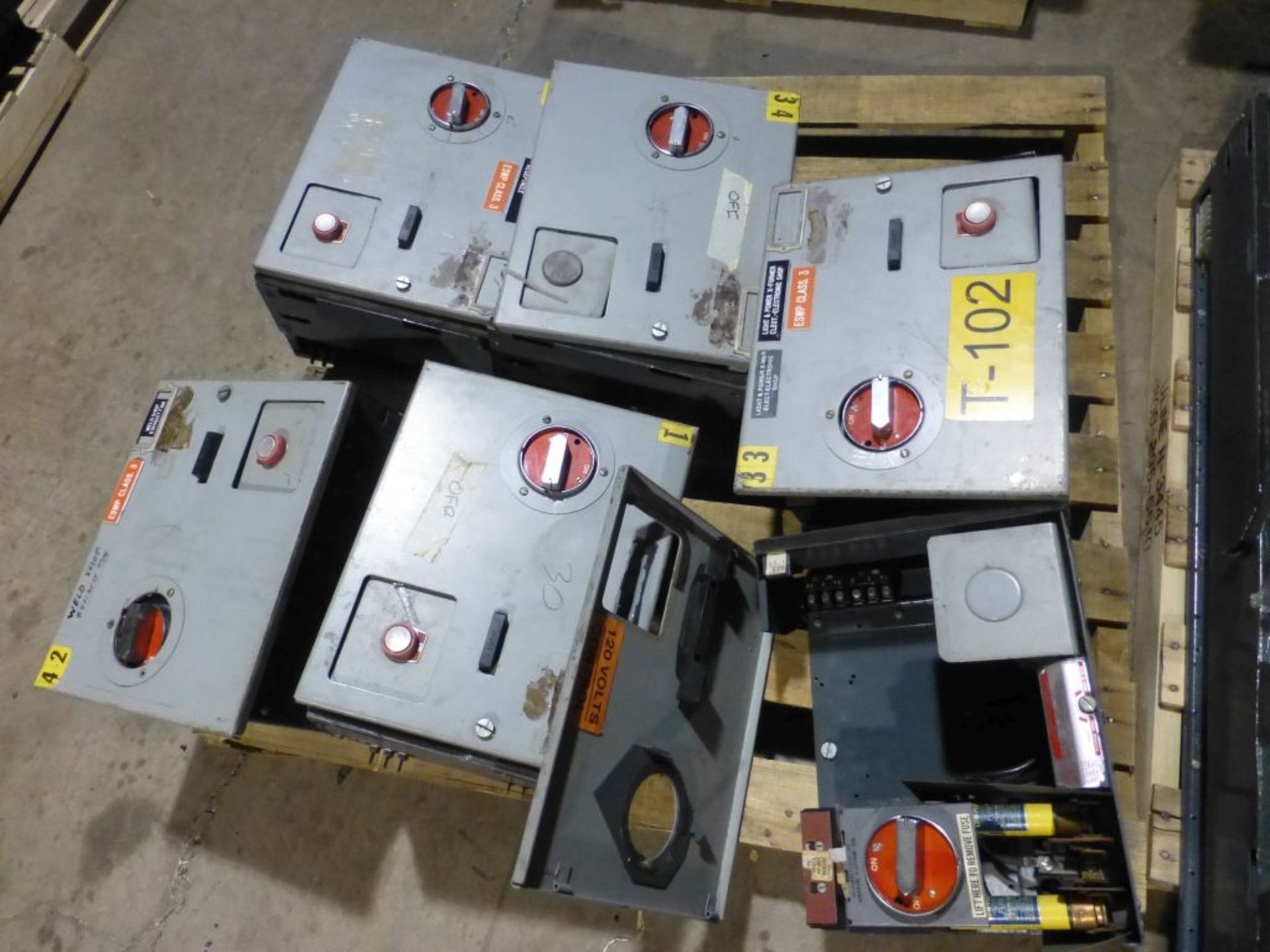 Lot of (6) GE Controls Centers | 30A