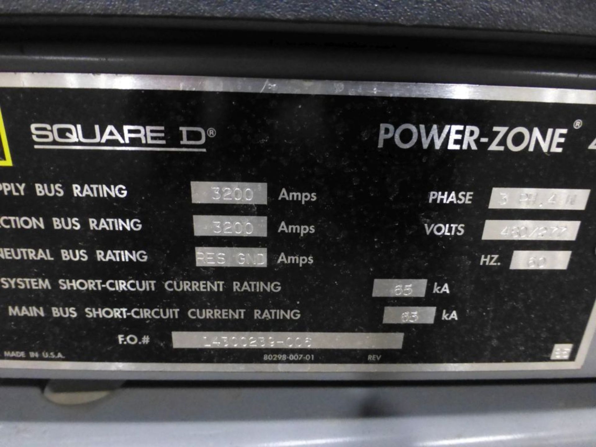 Square D Power Zone 4 Low Voltage Switchgear | Includes:; Square D Power Logic Circuit Monitor; ( - Image 35 of 48