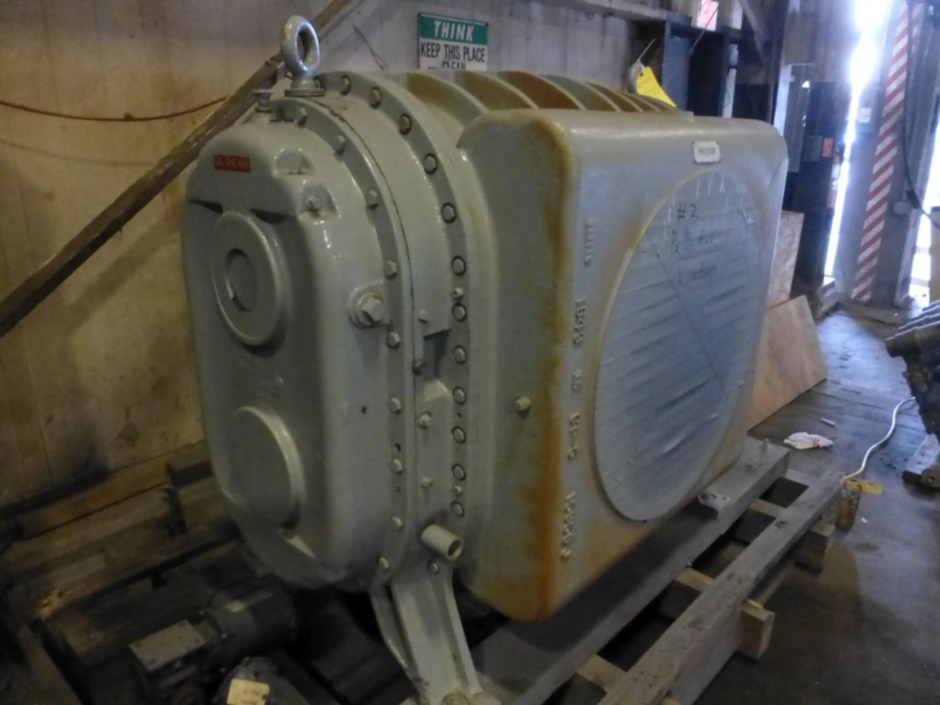 GE Roots Rotary Lobe Blower | Model No. 1643-RAS-J-V-N-SL-71; 1200 RPM; Temperature Rise: 320 Degree