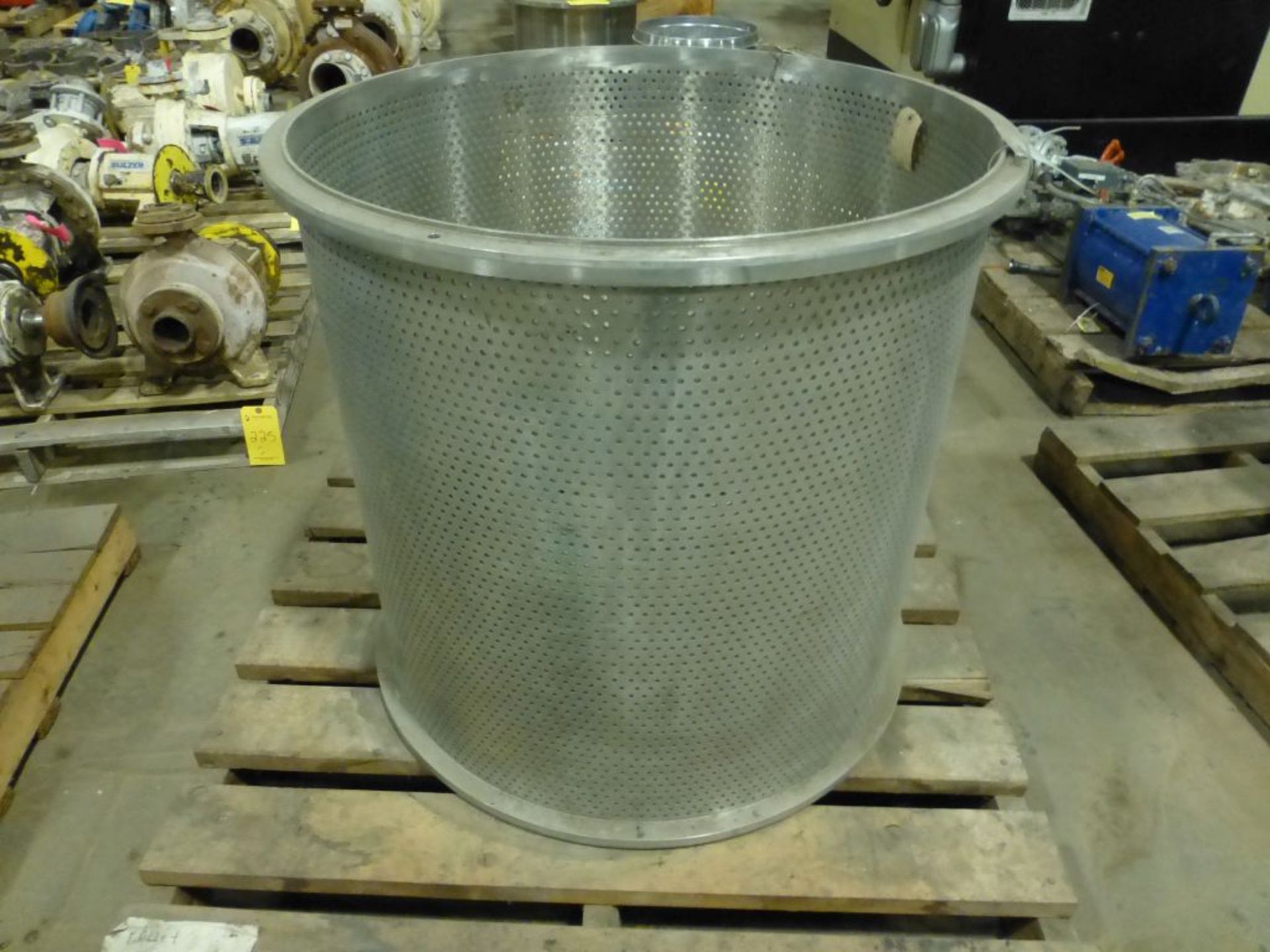 Stainless Steel Perforated Screen Basket | For Bird Model 15 Axiguard Screen w/.25 Diameter Holes