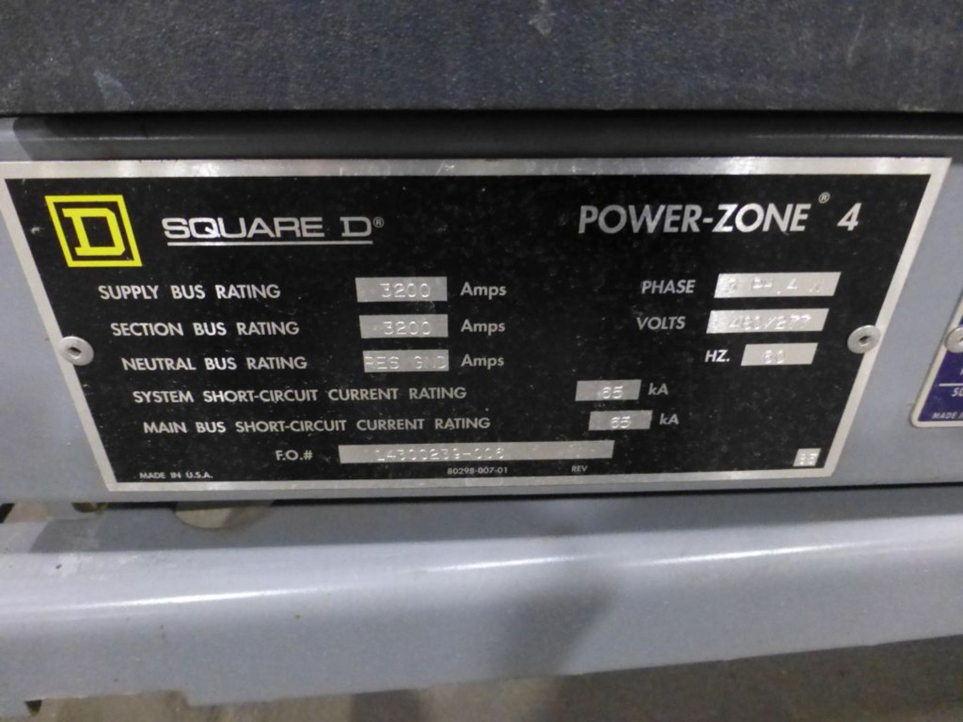 Square D Power Zone 4 Low Voltage Switchgear | Includes:; Square D Power Logic Circuit Monitor; ( - Image 34 of 48