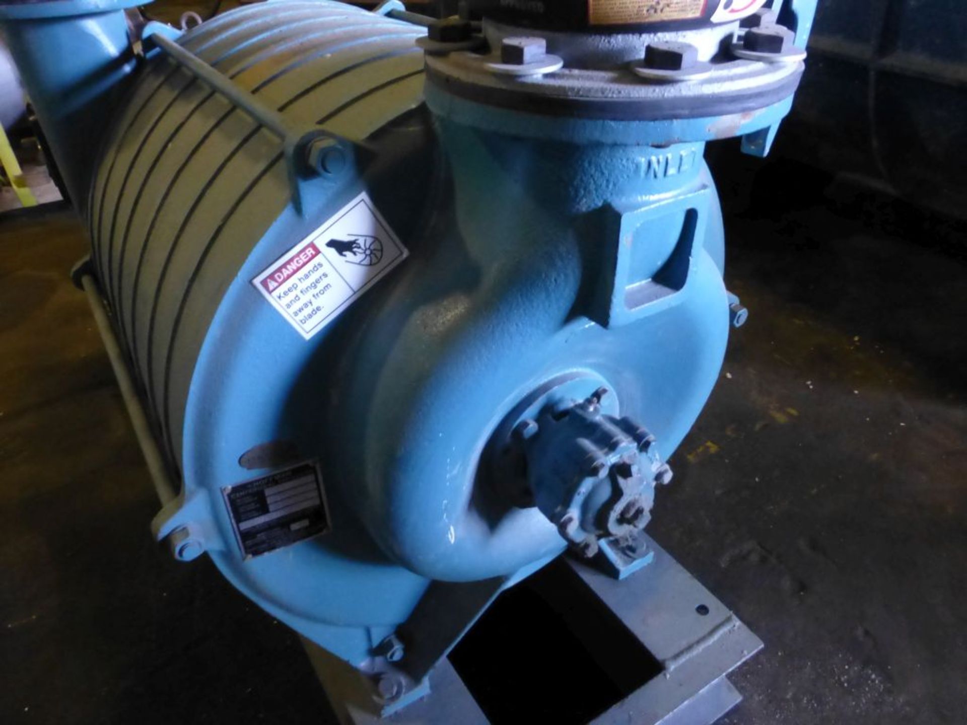 Hoffman Centrifugal Exhauster Pump | Model No. 4208A; Max Pressure: 25 PSI; Includes:; Baldor - Image 3 of 11