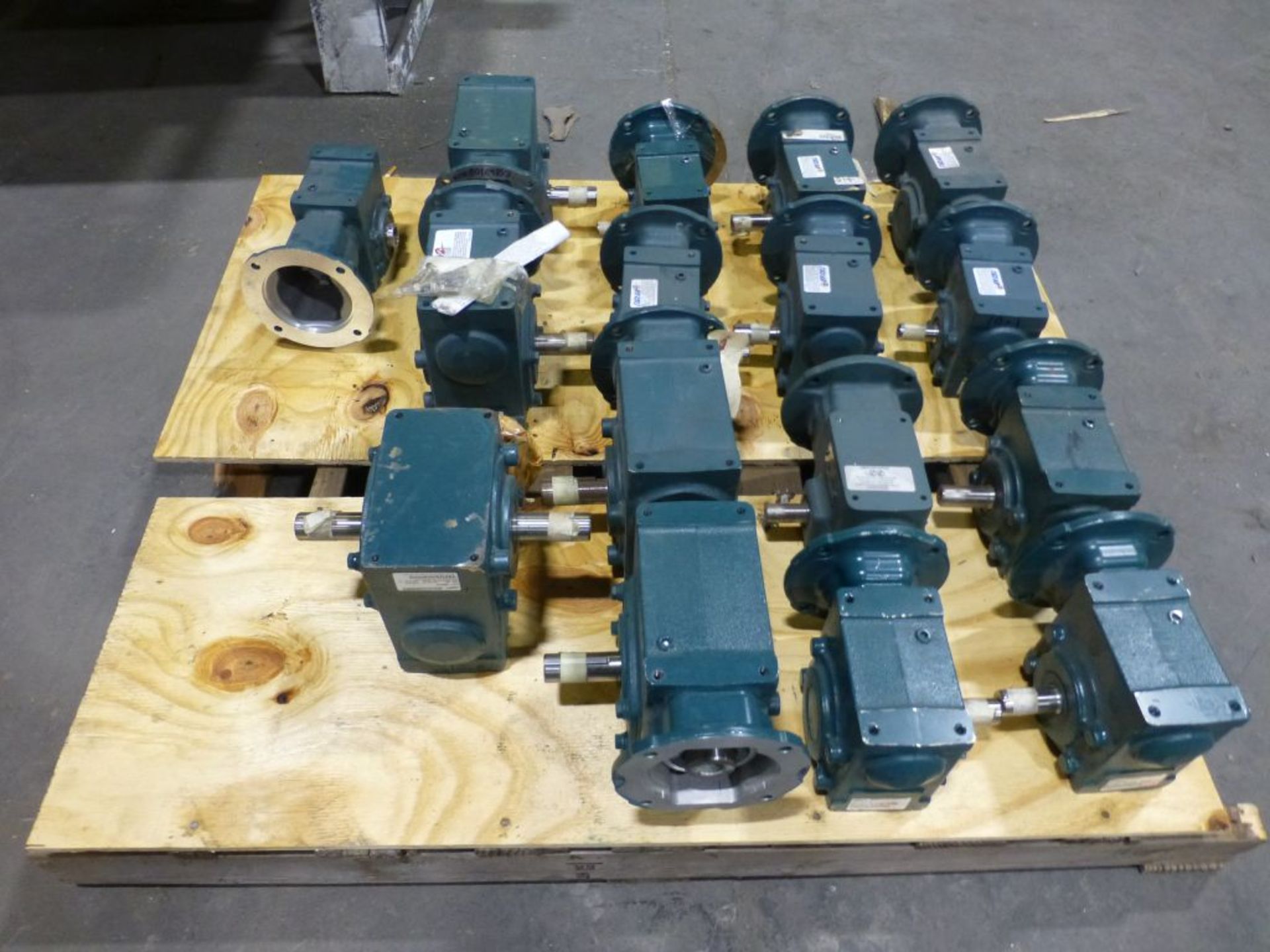 Lot of Assorted Speed Reducers | Brands Include:; Reliance; Dodge; New, Unused Spares
