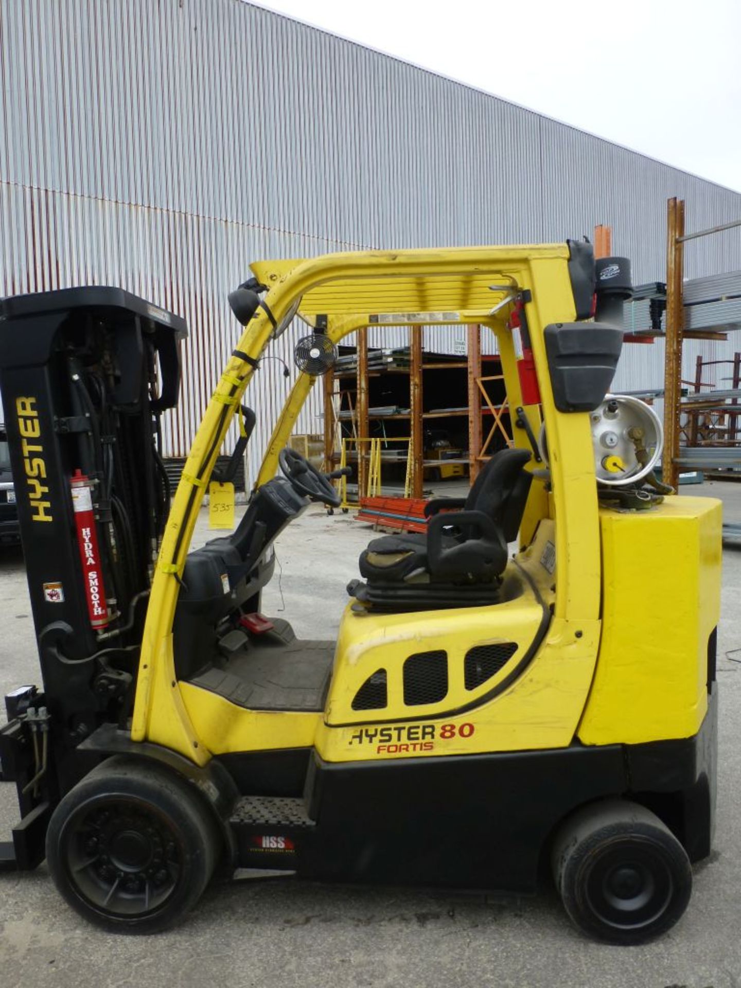 Hyster 8,000 lb Forklift | Model No. S80F-T-BCS; Serial No. H004V02375L; Mfg: 2013; Weight: 16,420 - Image 5 of 16