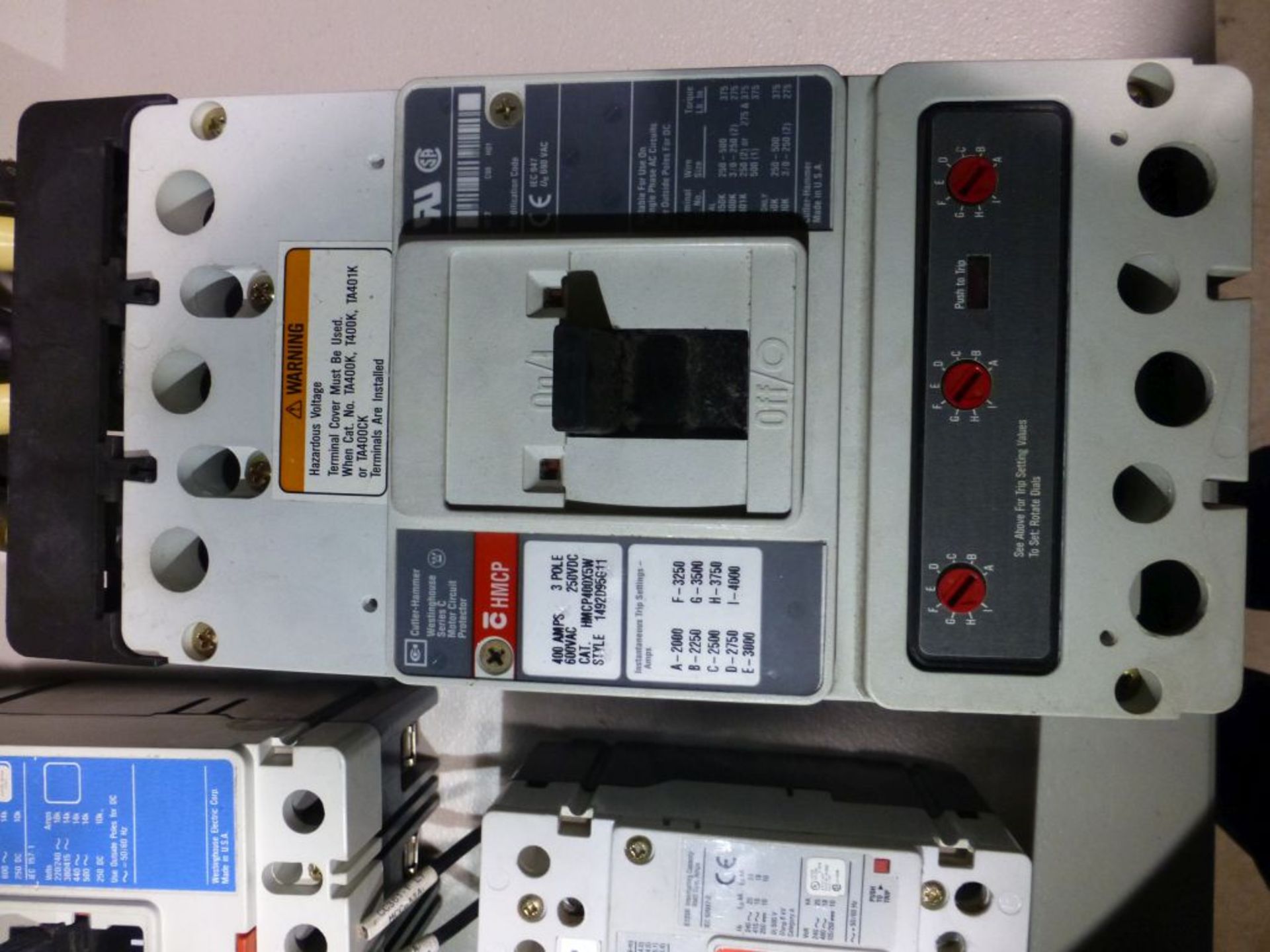 Lot of (7) Assorted Circuit Breakers | (2) Allen Bradley Model No. 140M-18E-D 10EA, 100A, 3P; (1) - Image 8 of 9