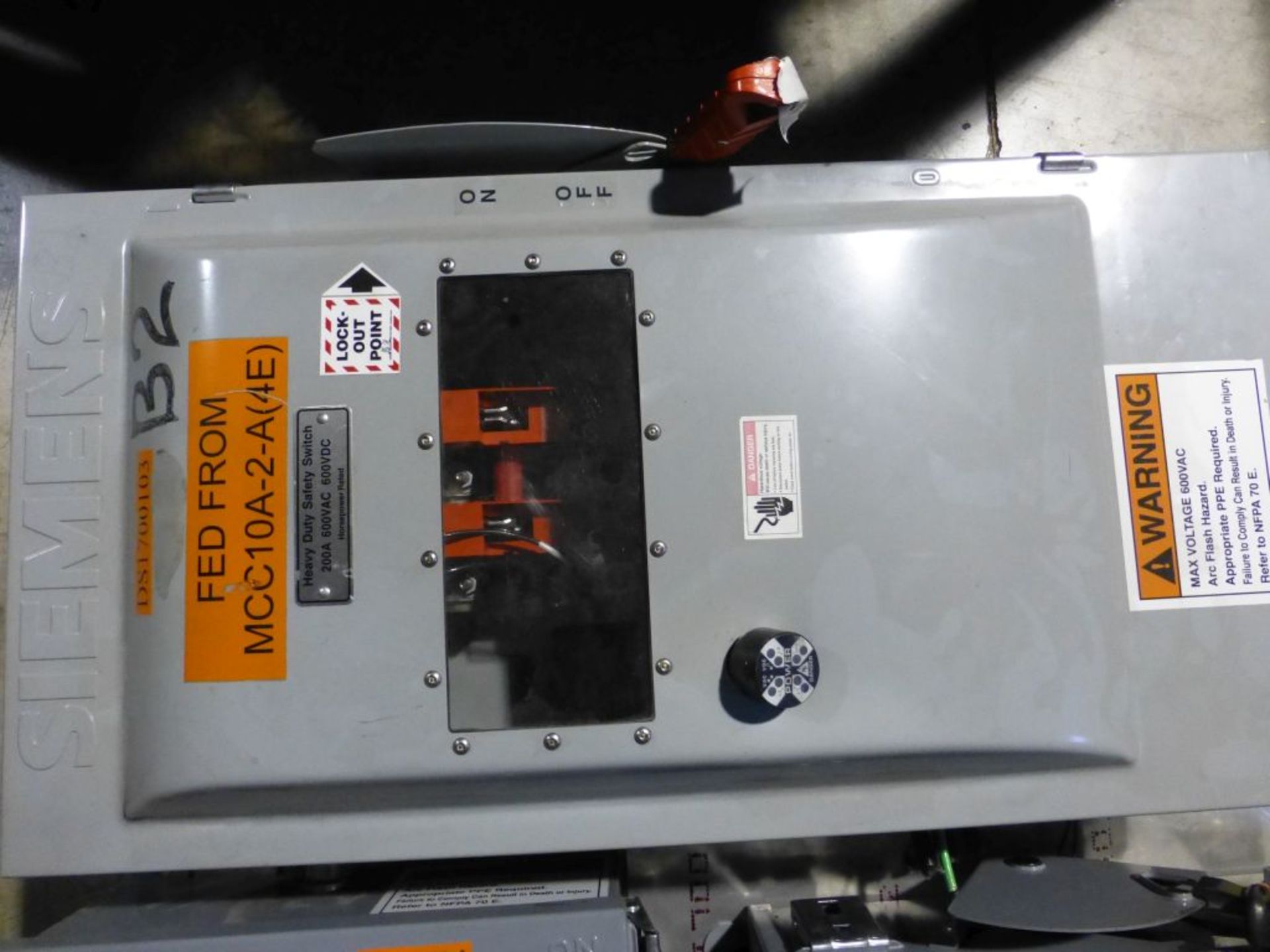 Lot of (3) Heavy Duty Safety Switches | (1) Siemens Cat No. HNF 364JW, 150 HP, 200A, 600V; (1) - Image 5 of 8