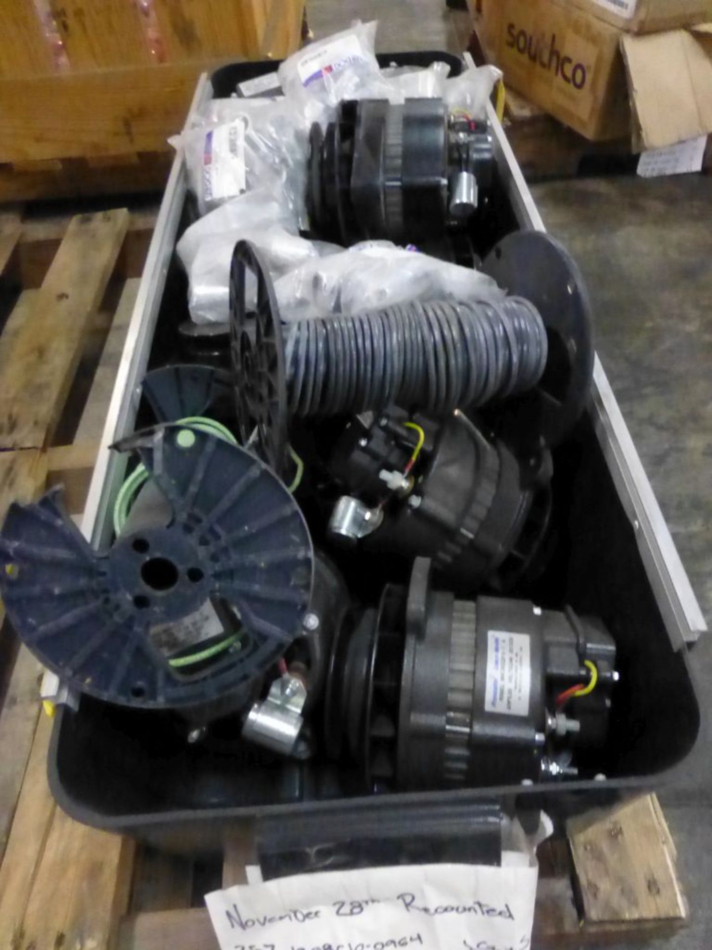 Lot of Assorted Components | Includes:; Wire Spools; Stainless Steel Top Fittings; Prestolite High - Image 3 of 8