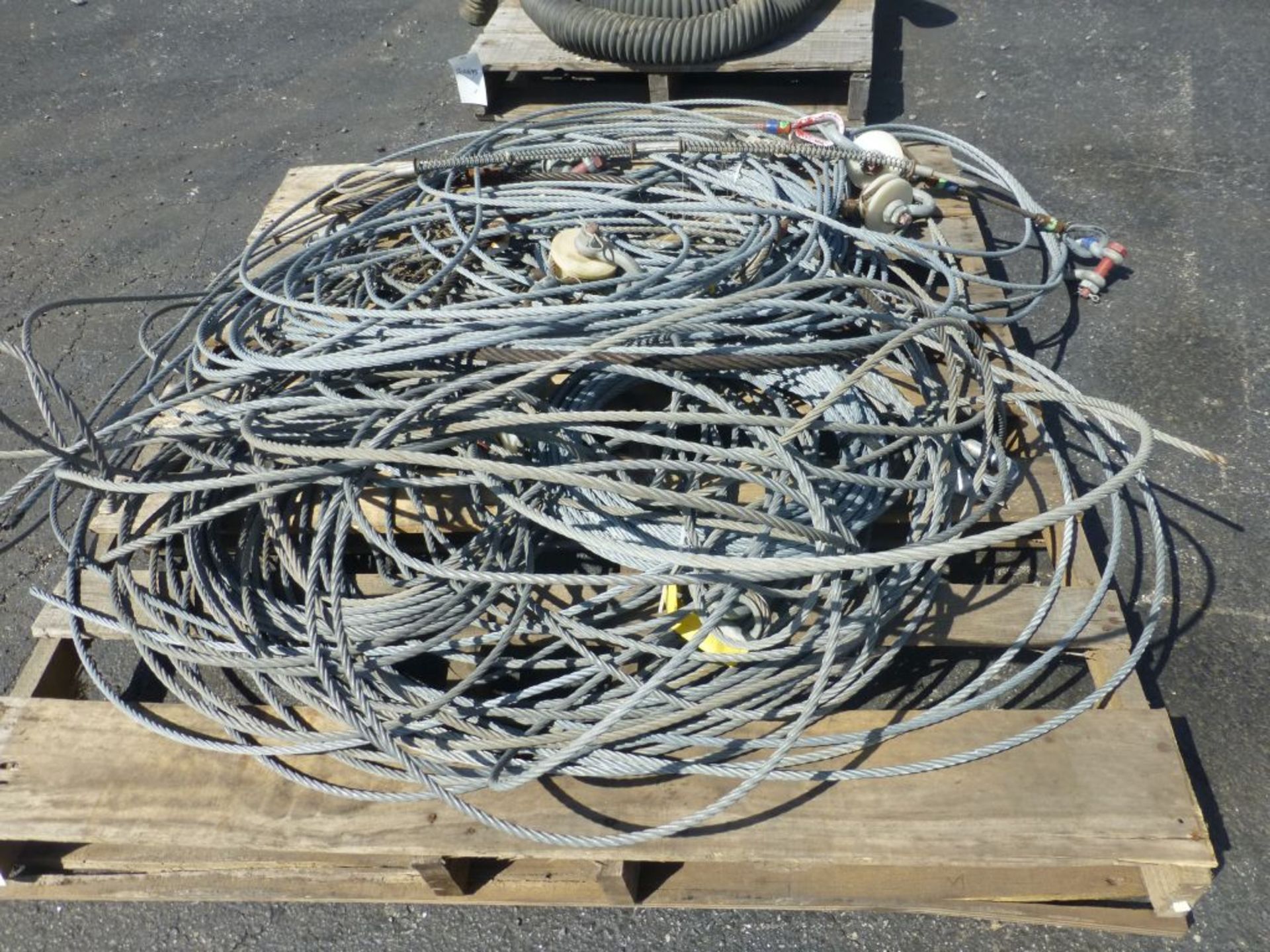 Lot of Assorted Hoist Cables