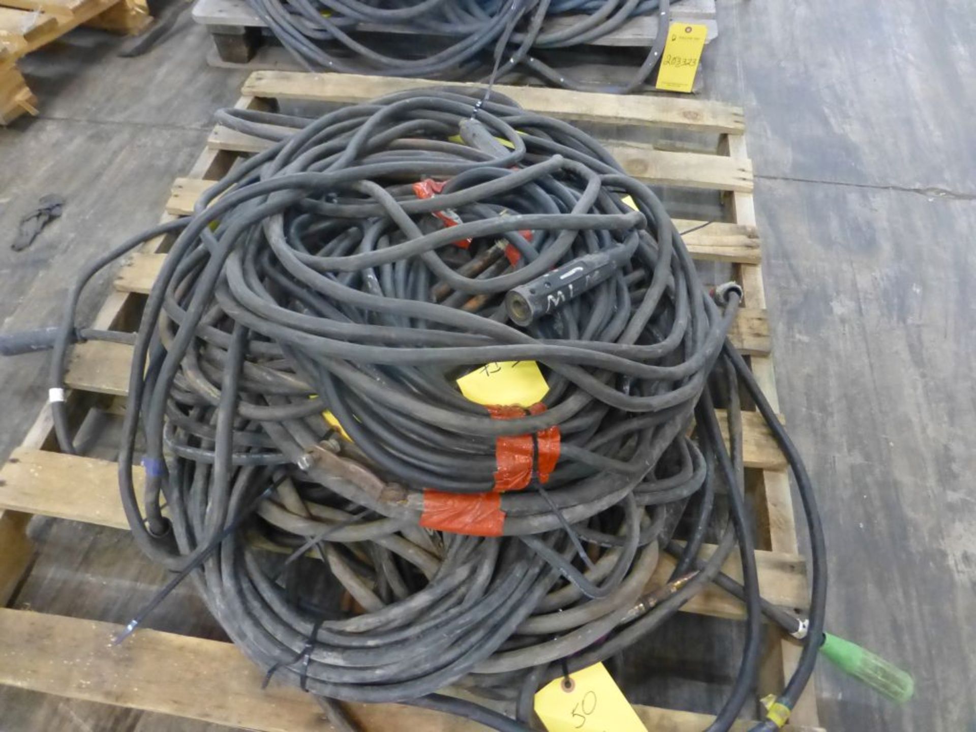 Lot of (10) 50' Welding Leads | 362 lbs; Majority are 2/0