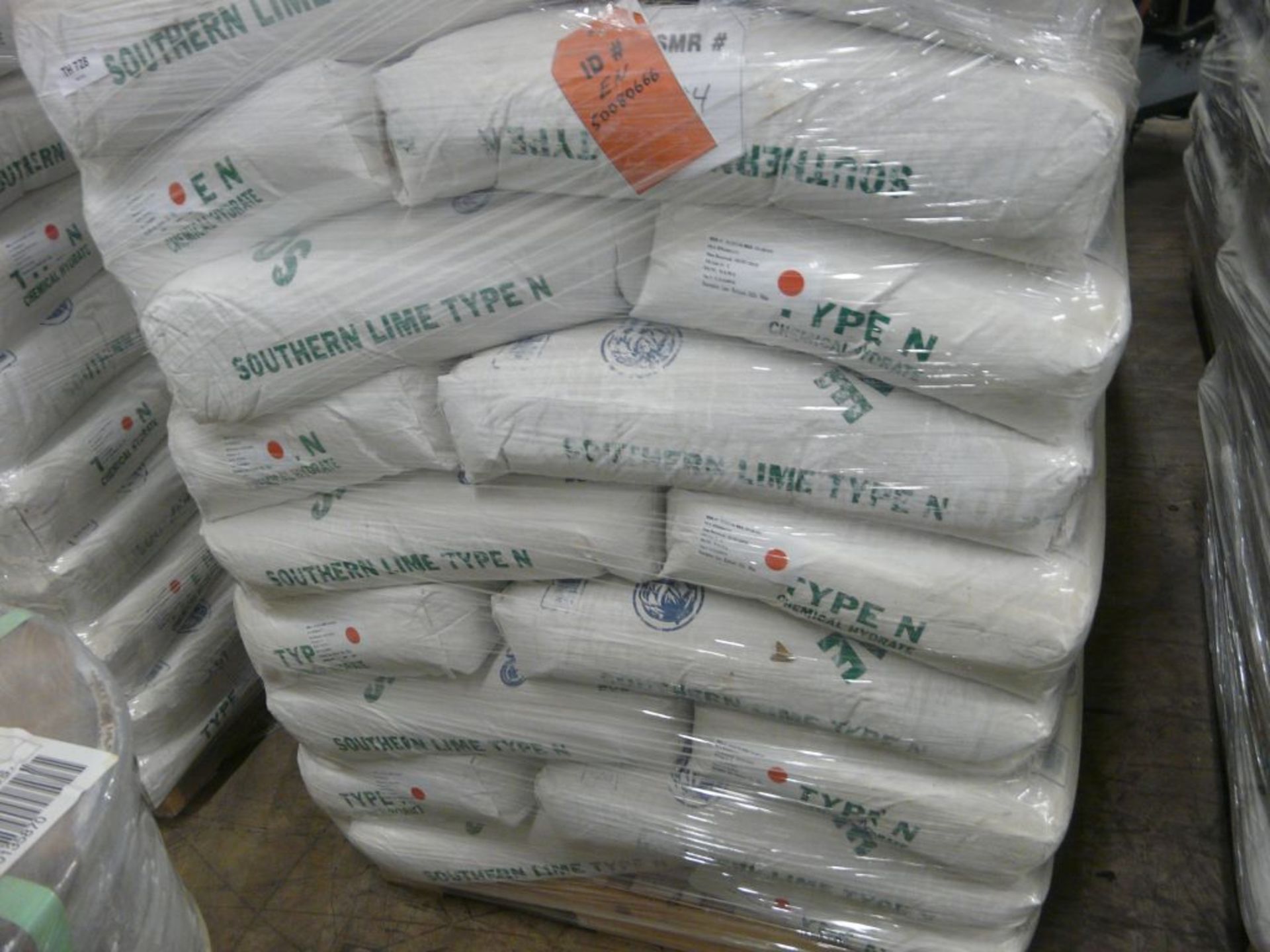 Lot of Approx (50) 50 lb Bags of Southern Lime Type N Chemical Hydrate