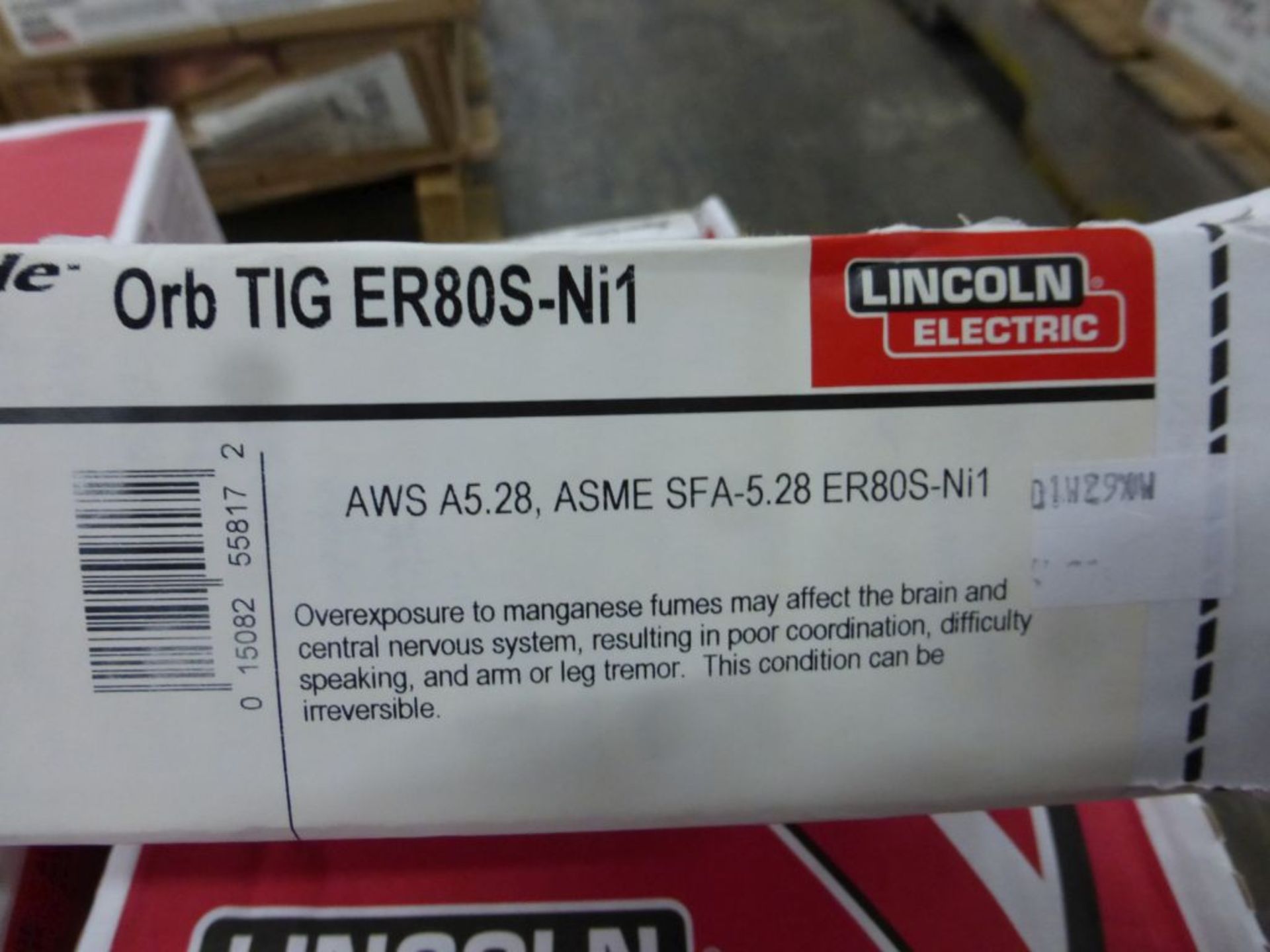 Lot of (24) Spools of Lincoln Electric Super Glide ORB RIG ER801-Ni1 Welding Wire | Model No. - Image 11 of 11