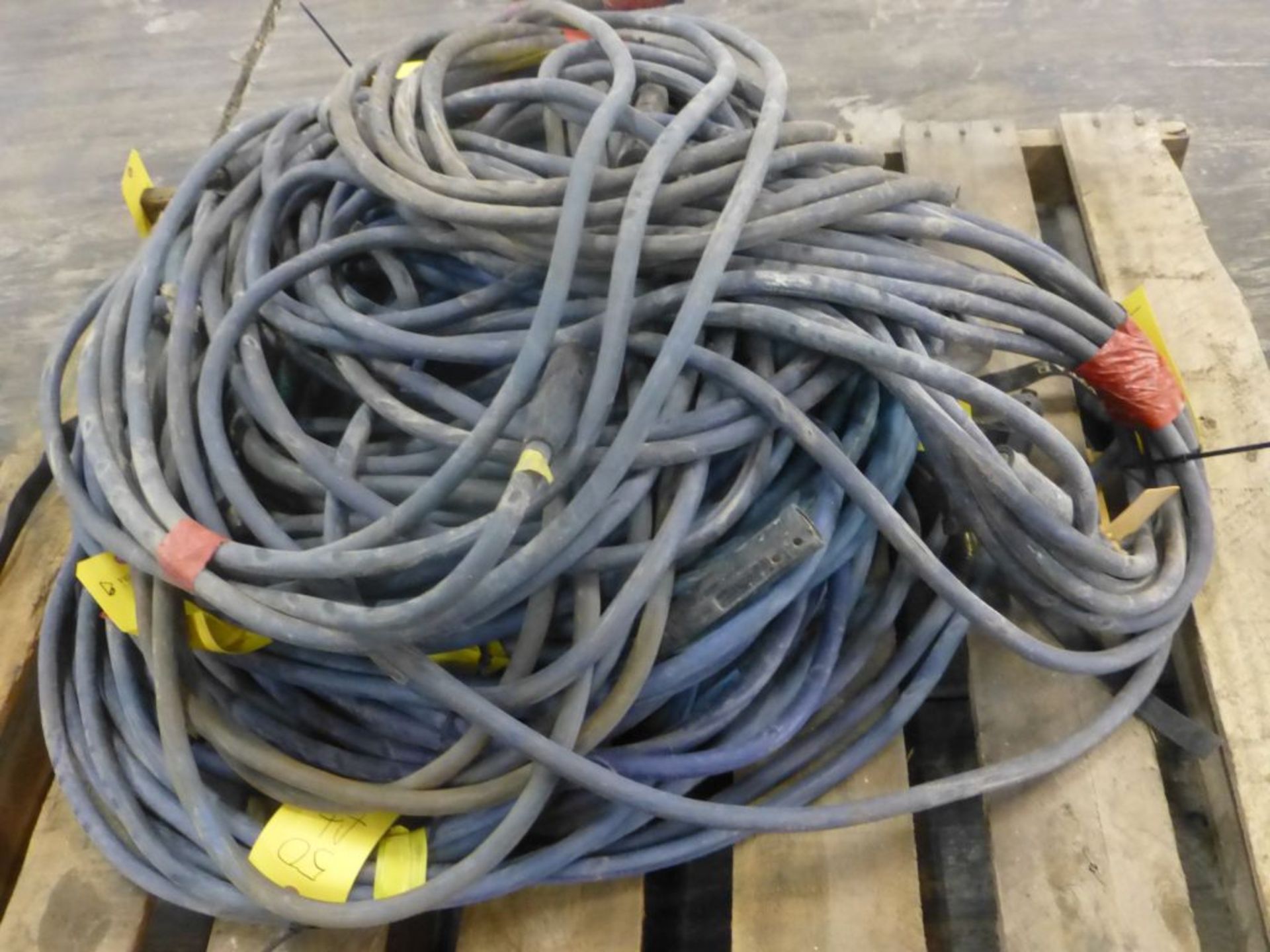 Lot of (10) 50' Welding Leads | 362 lbs; Majority are 2/0 - Image 4 of 6