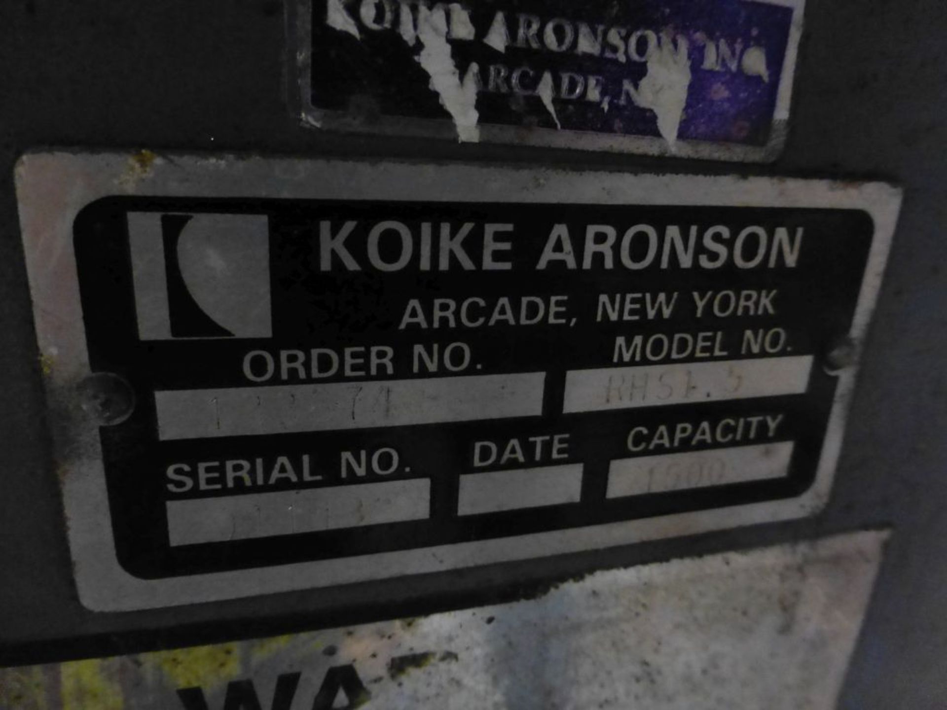 Koike Aronson Powered Positioning Trunion | 1,500 Lb. Capacity; 3 KW Servo Motor - Image 11 of 11