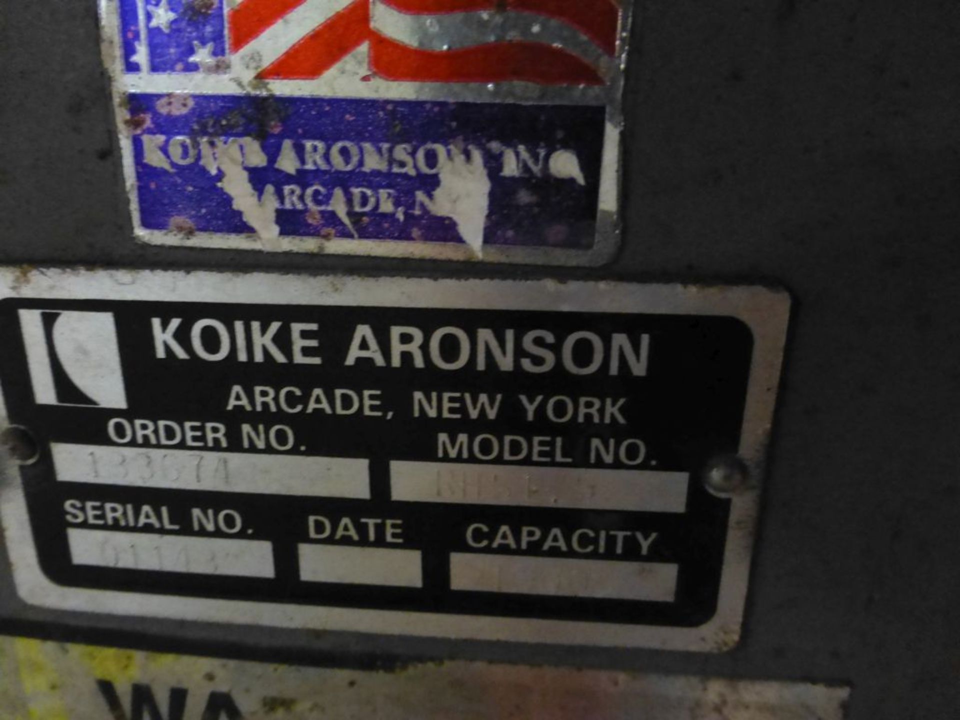 Koike Aronson Powered Positioning Trunion | 1,500 Lb. Capacity; 3 KW Servo Motor - Image 7 of 11