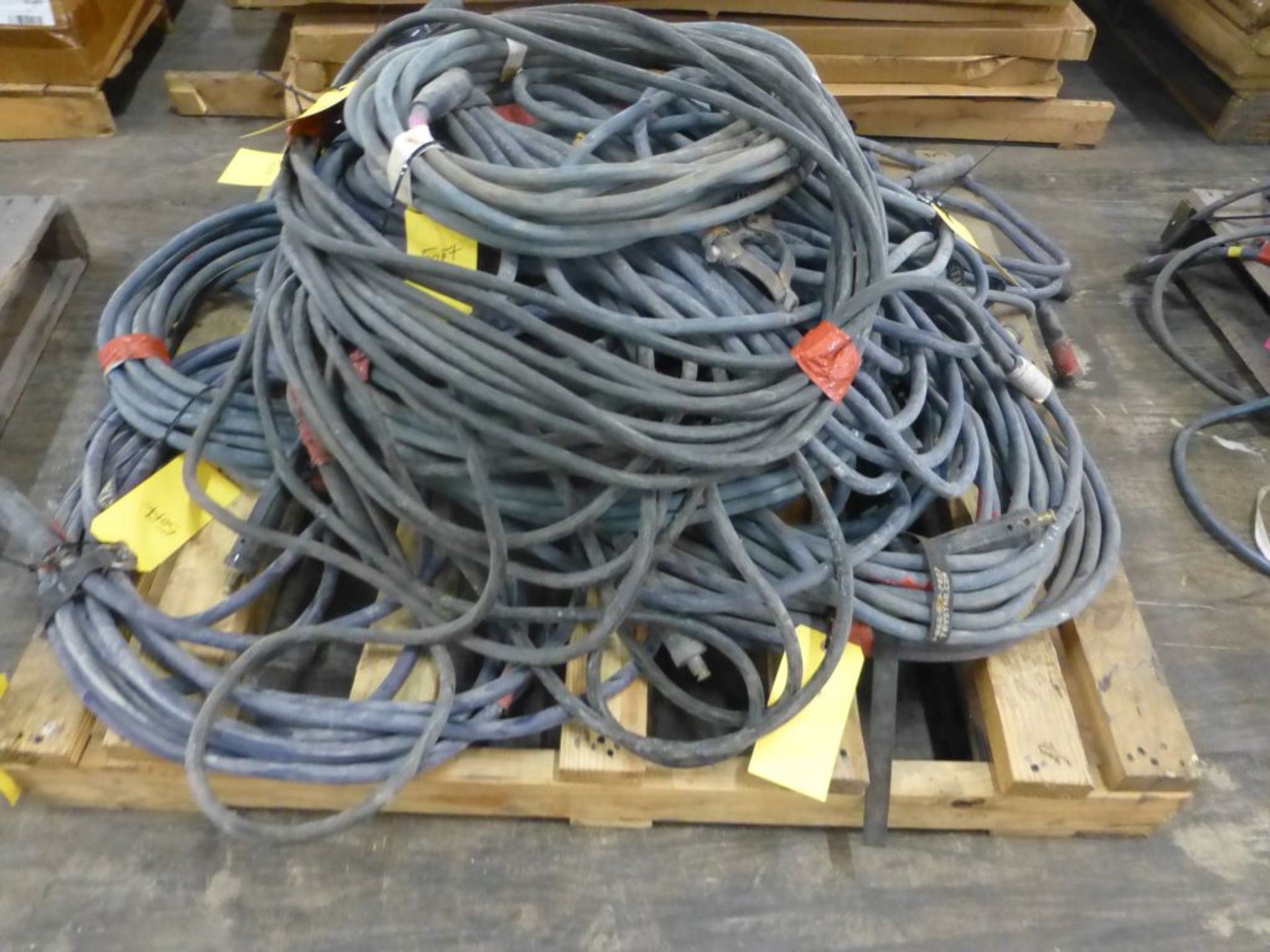 Lot of (10) 50' Welding Leads | 362 lbs; Majority are 2/0 - Image 2 of 6